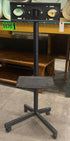 Black Rolling TV Stand