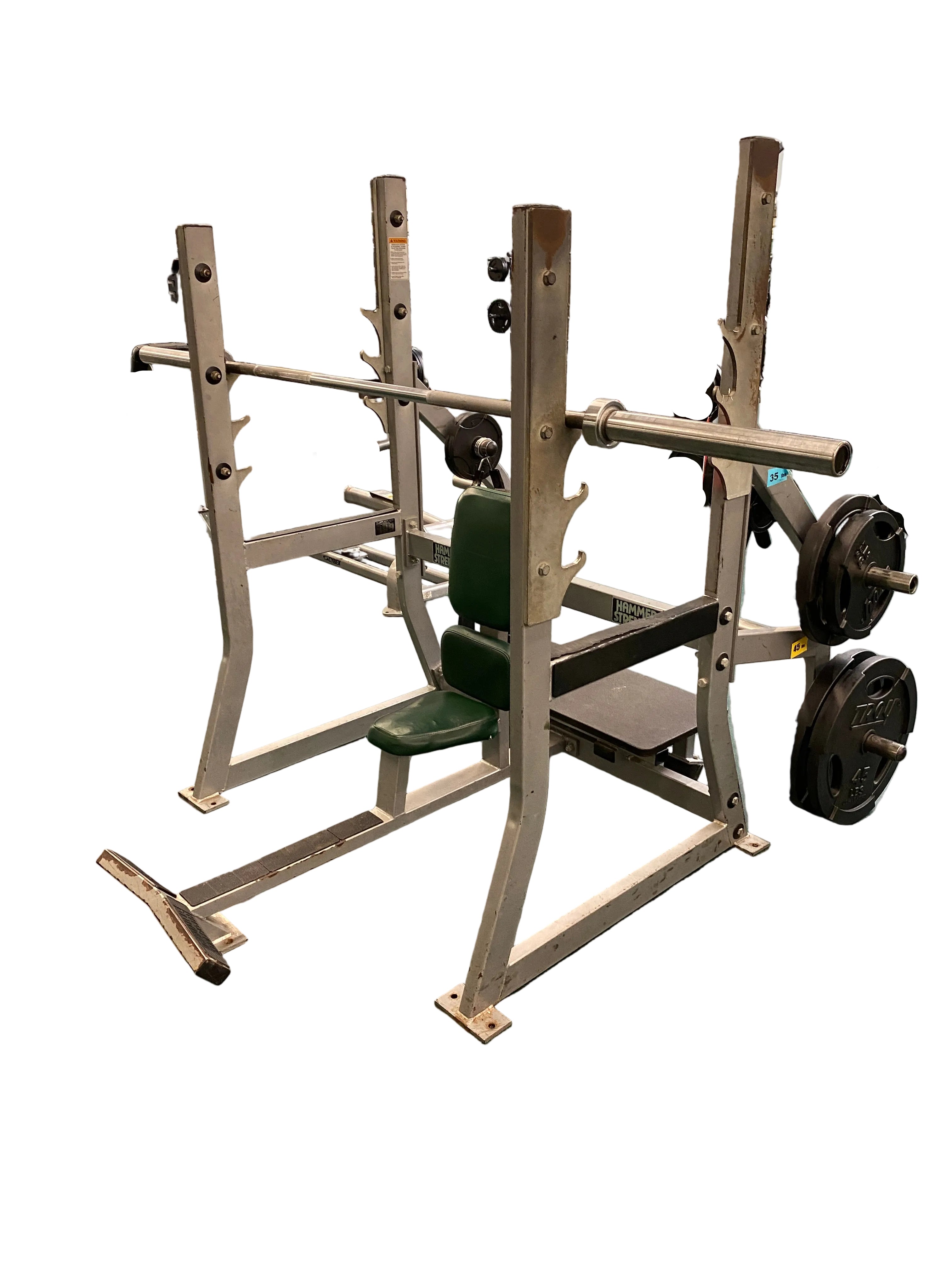 Hammer Strength Olympic Military Bench #3 Model OBWSA004778