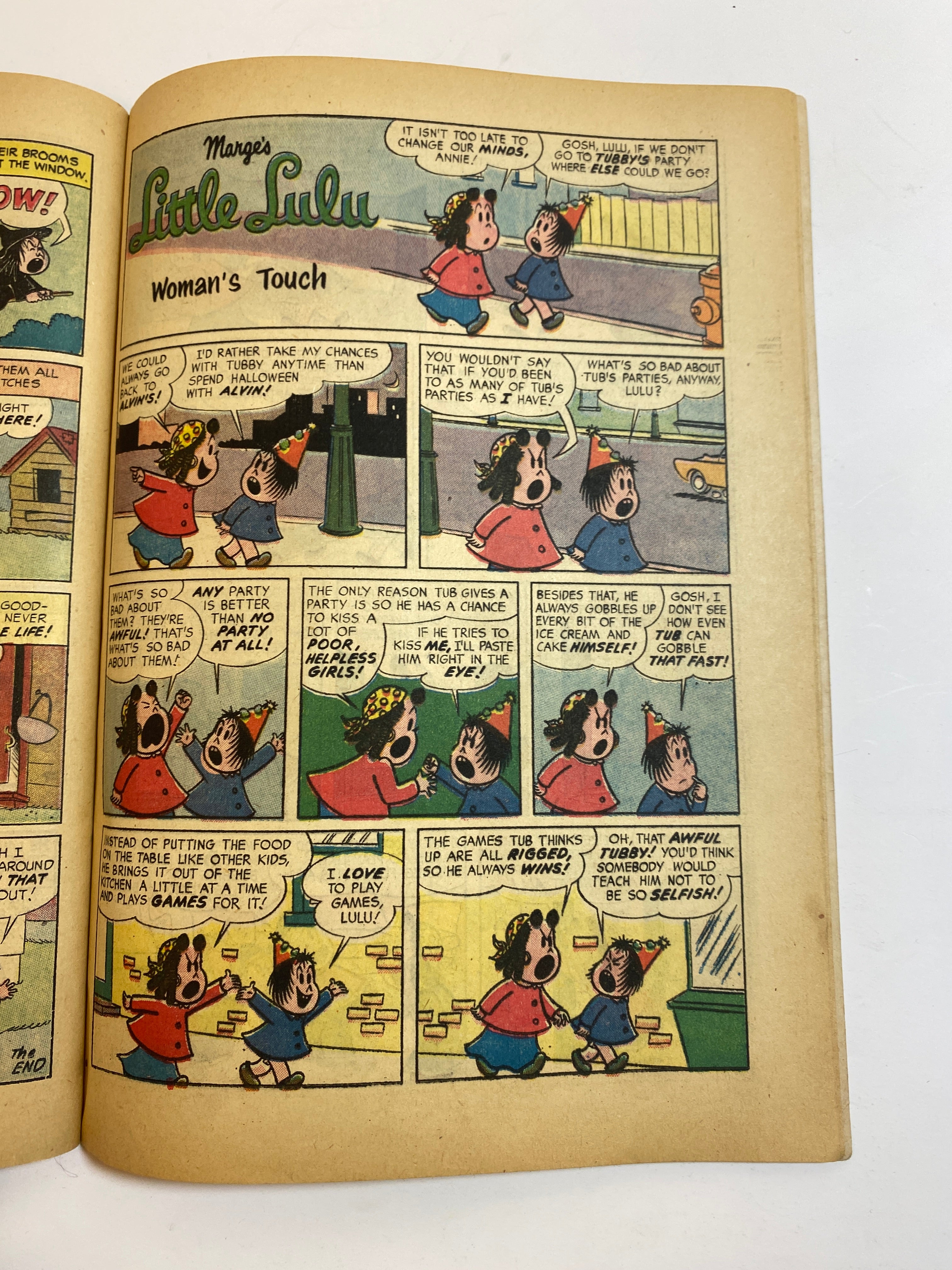 Little Lulu and Witch Hazel Halloween Gun Dell Giant Comic 1960