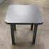 Grey Rounded-Edge Side Table