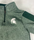 Michigan State University Heather Green Quarter Zip Youth Size 2T