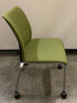 Steelcase Green Patterned Rolling Chair