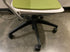 Allsteel Green Upholstered White Frame Office Chair