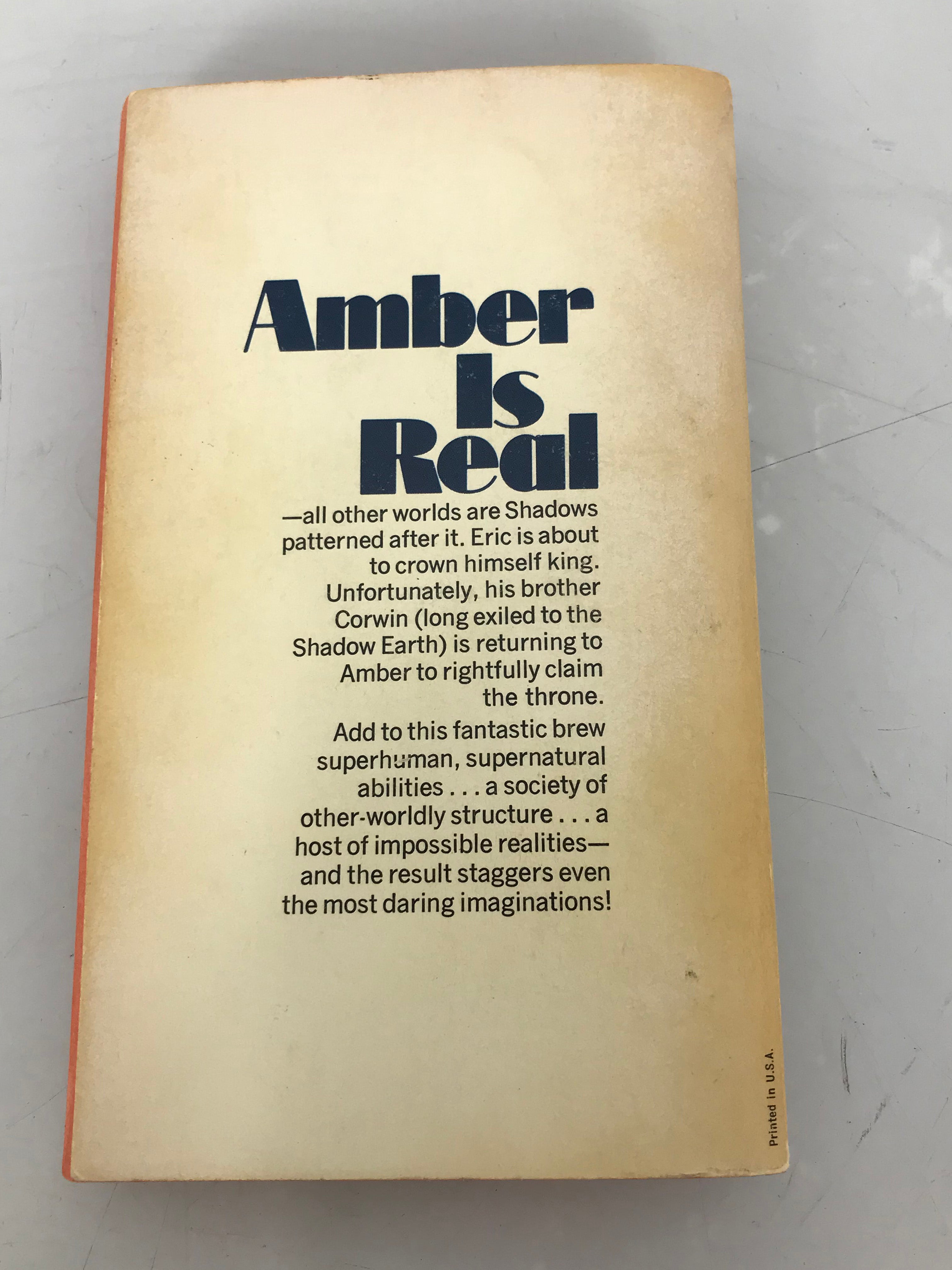 Nine Princes in Amber by Roger Zelazny 1972 Avon PB