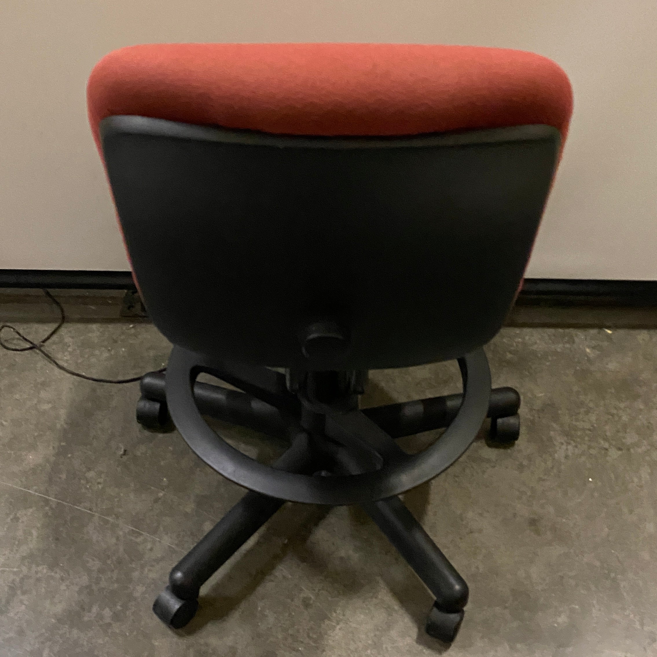 Hon #87CQLT Red Upholstered Rolling Office Chair