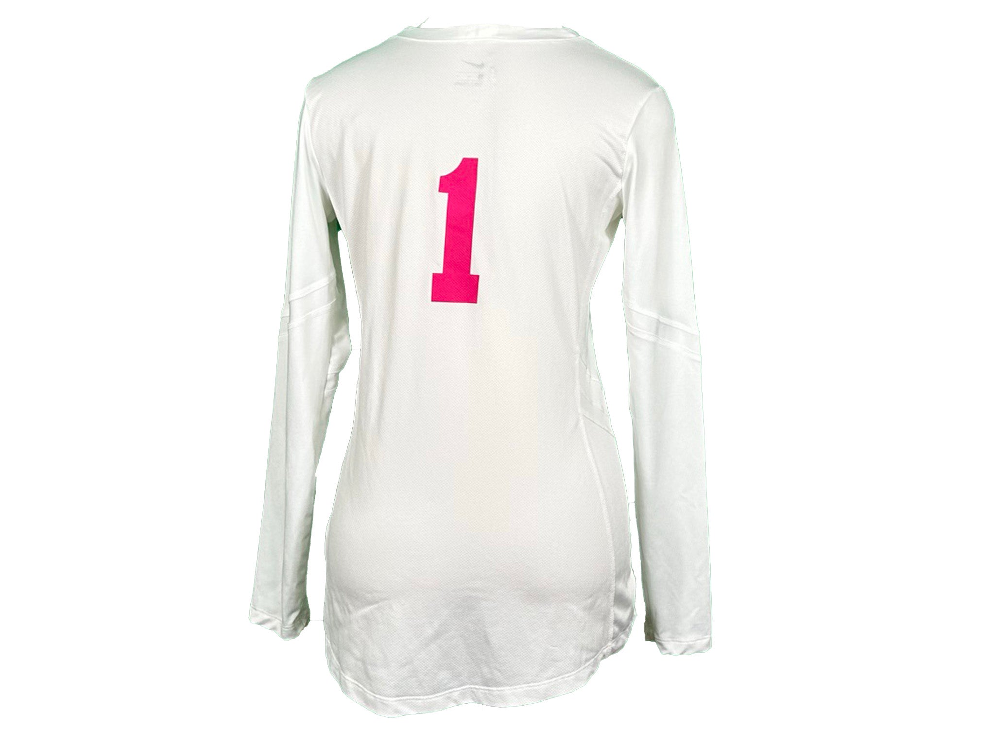 Nike White MSU Long Sleeve Volleyball Jersey #1 Women's Size M