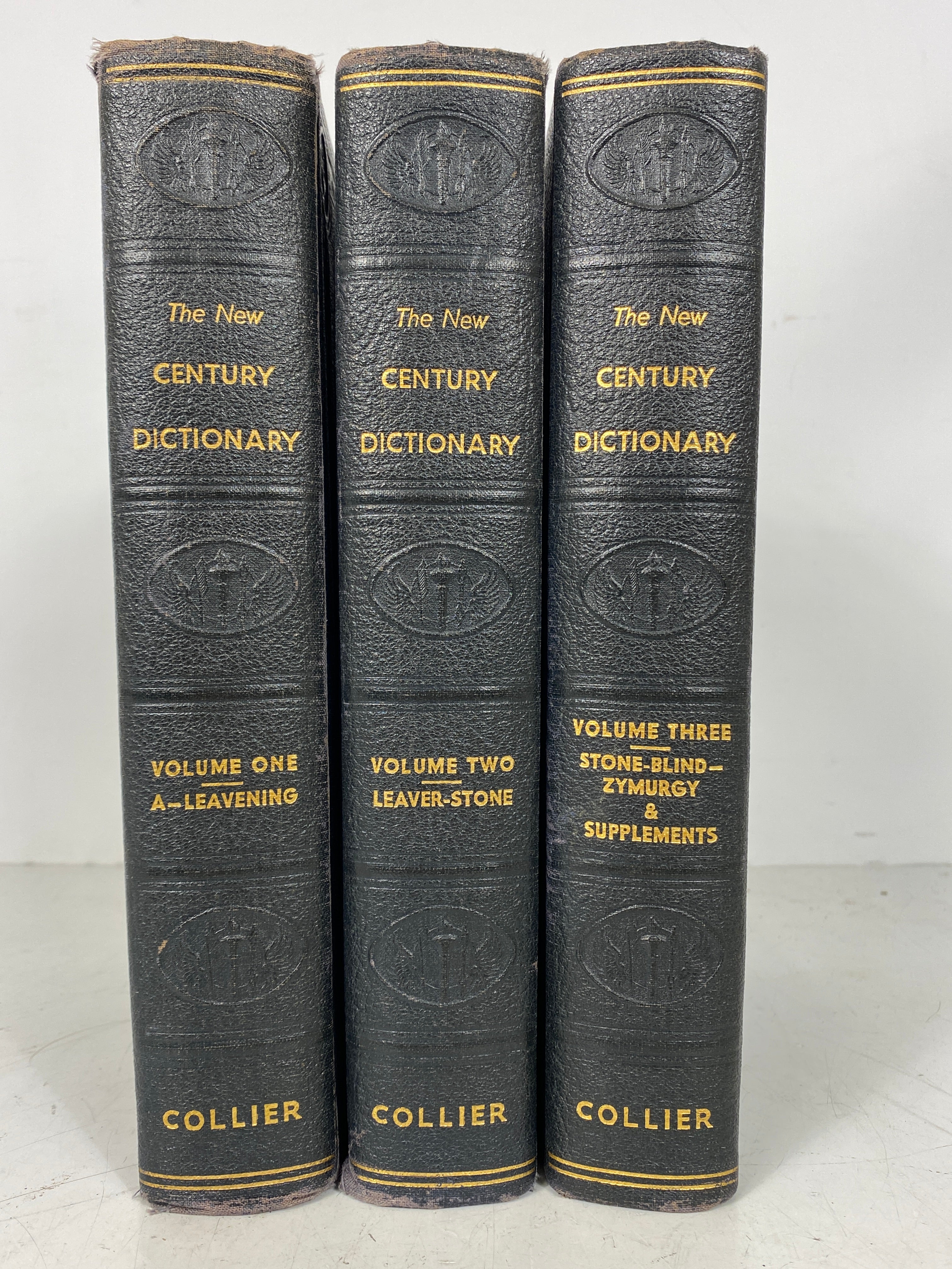 3 Volume Set: The New Century Dictionary 1933 Edition HC