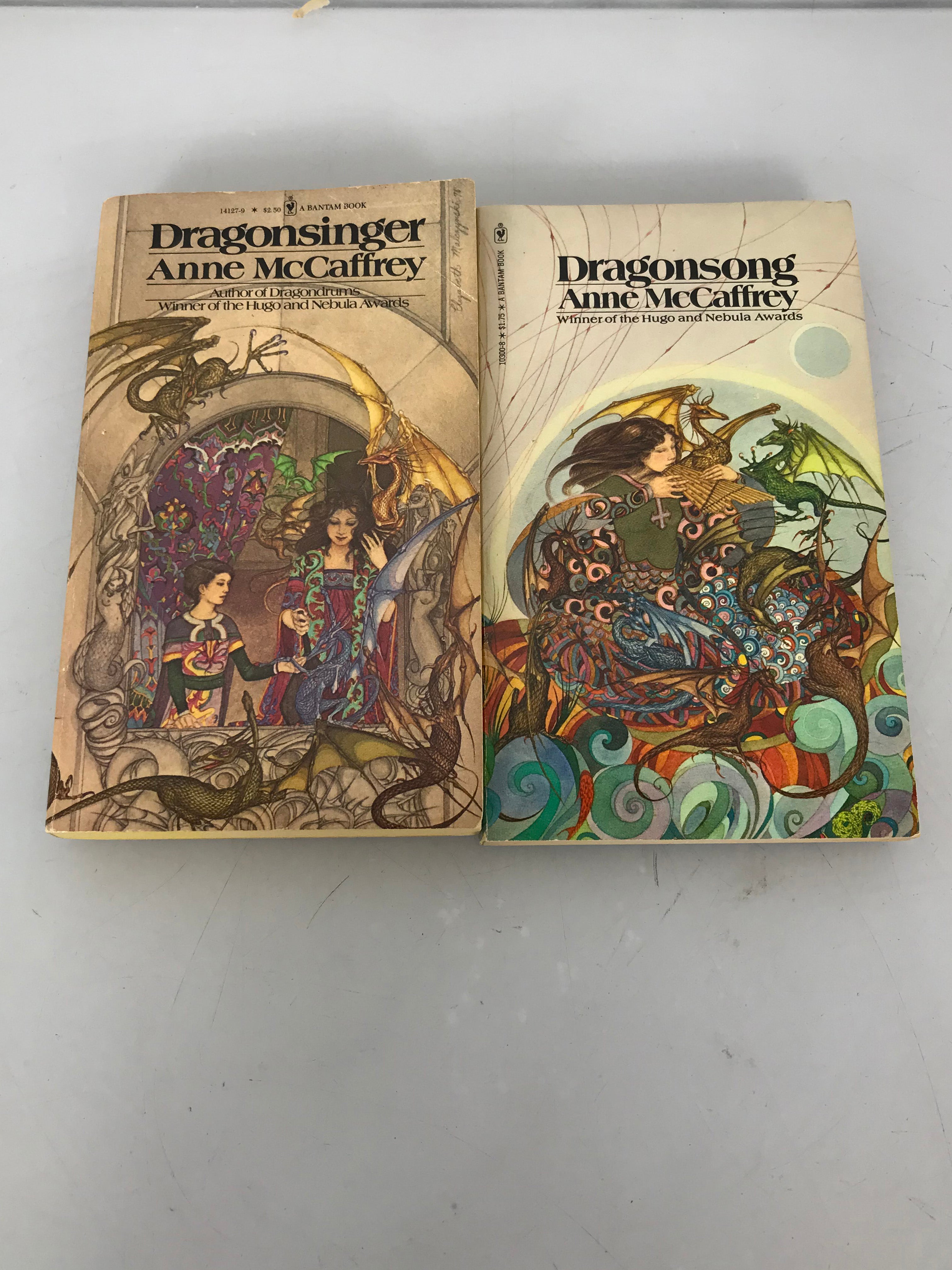 Dragonsong & Dragonsinger by Anne McCaffrey 1976/78 PB