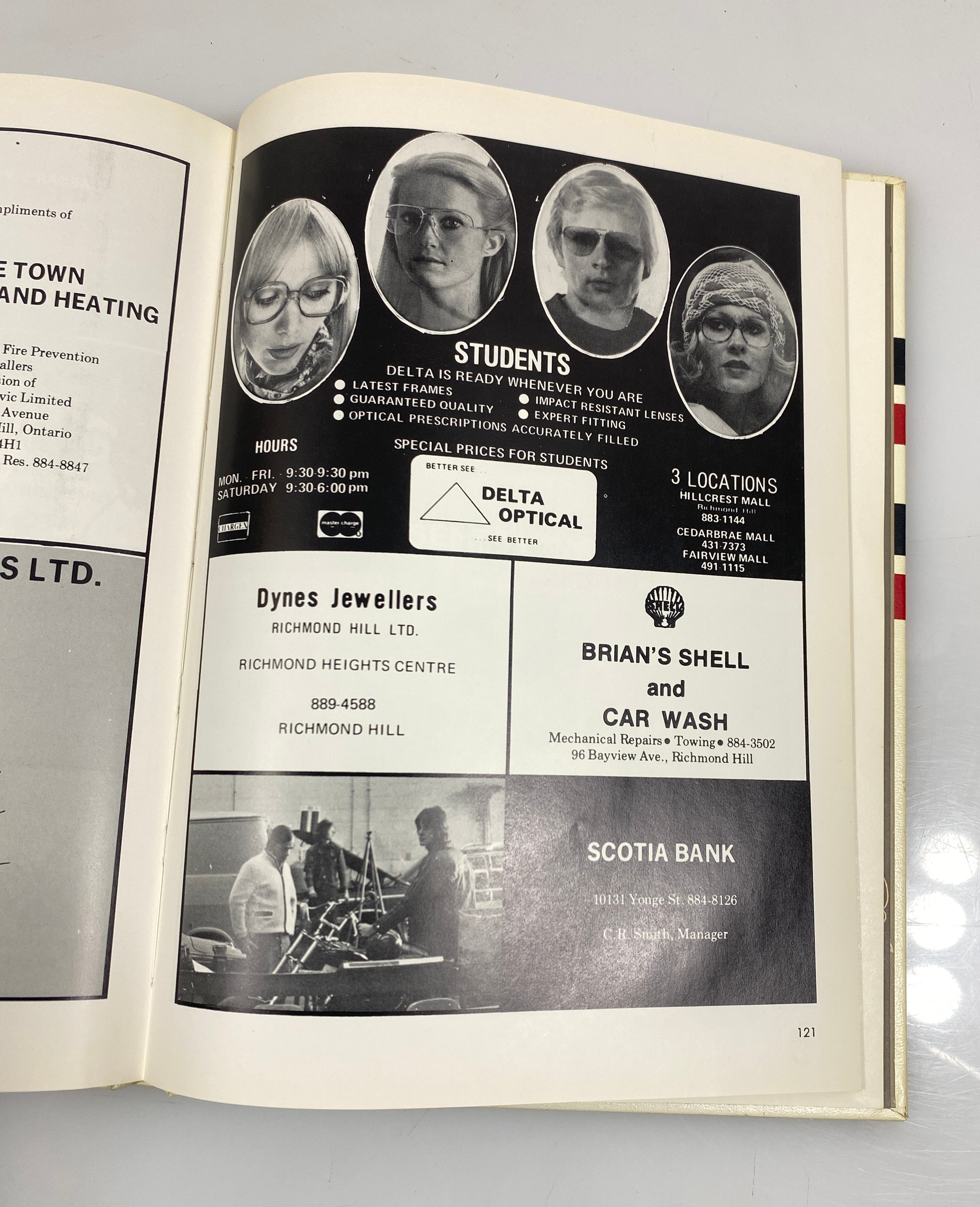 1977 "Profile" Bayview Secondary School Yearbook Richmond Hills, Ontario HC