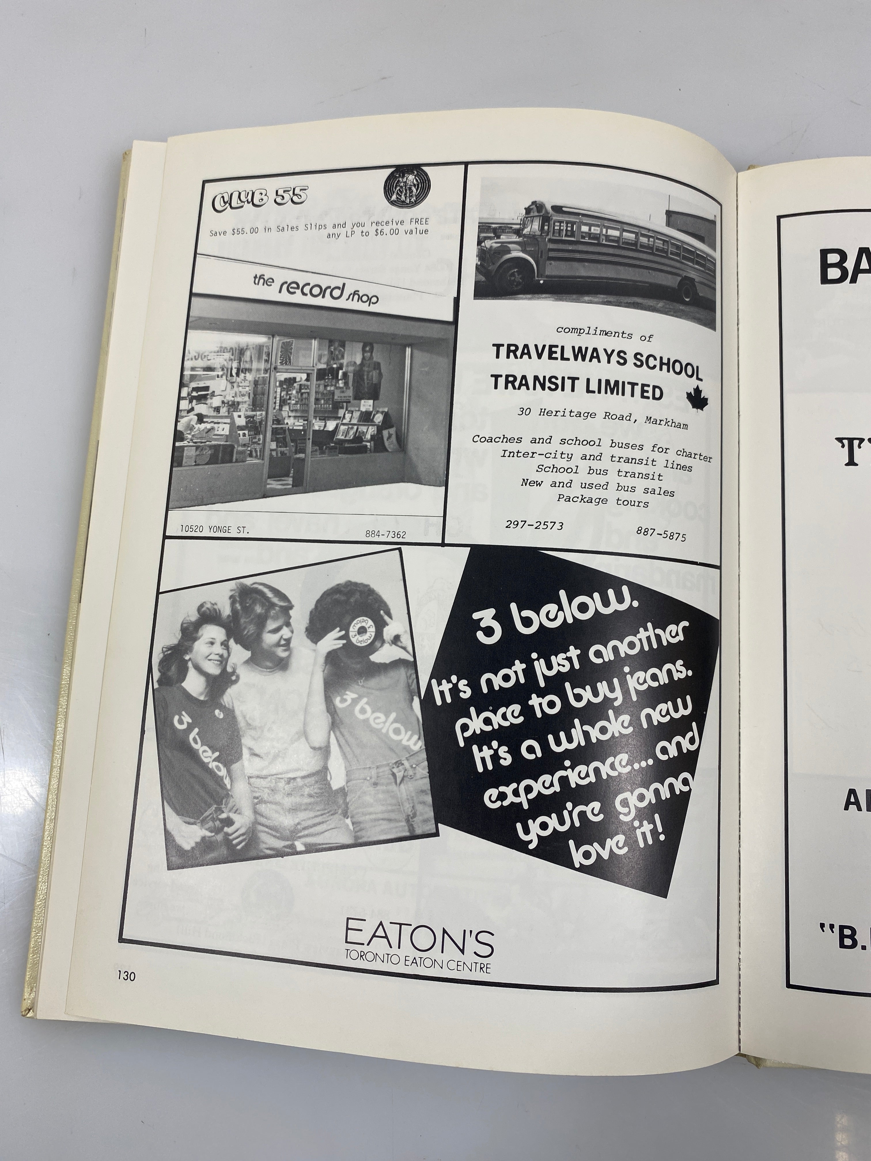 1977 "Profile" Bayview Secondary School Yearbook Richmond Hills, Ontario HC