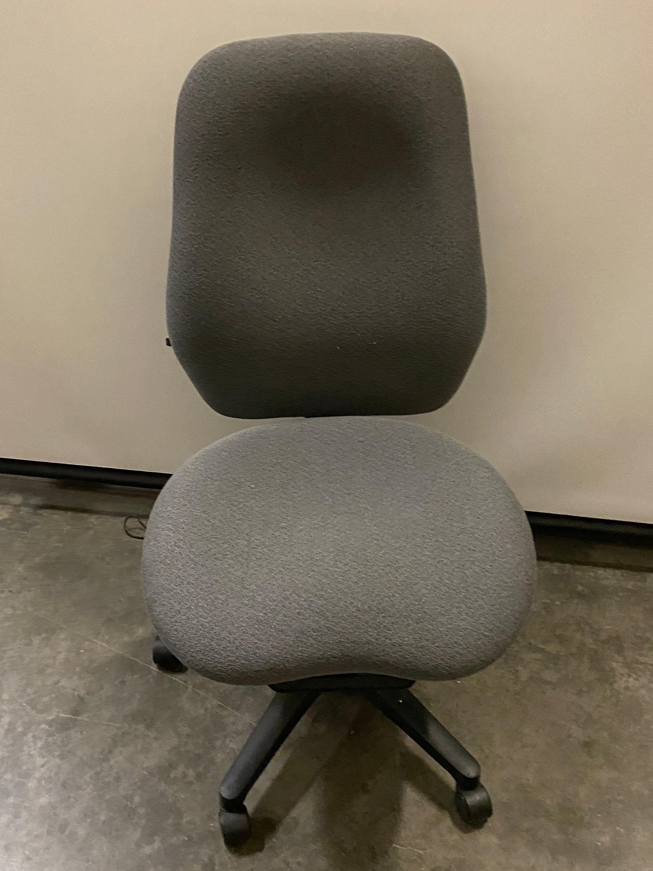 Hon #MP9NJS Grey Upholstered Rolling Office Chair