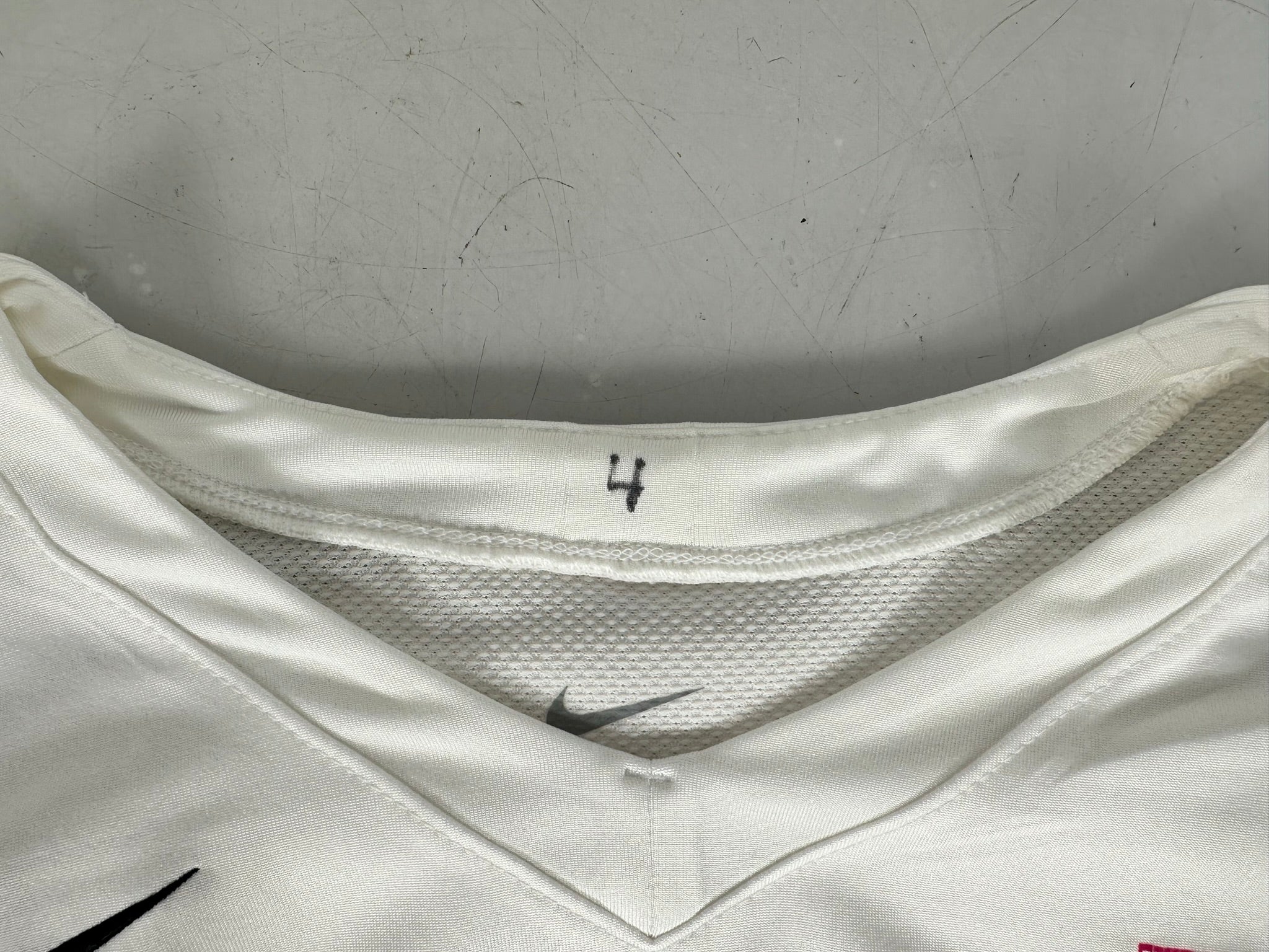 Nike White MSU Long Sleeve Volleyball Jersey #4 Women's Size S