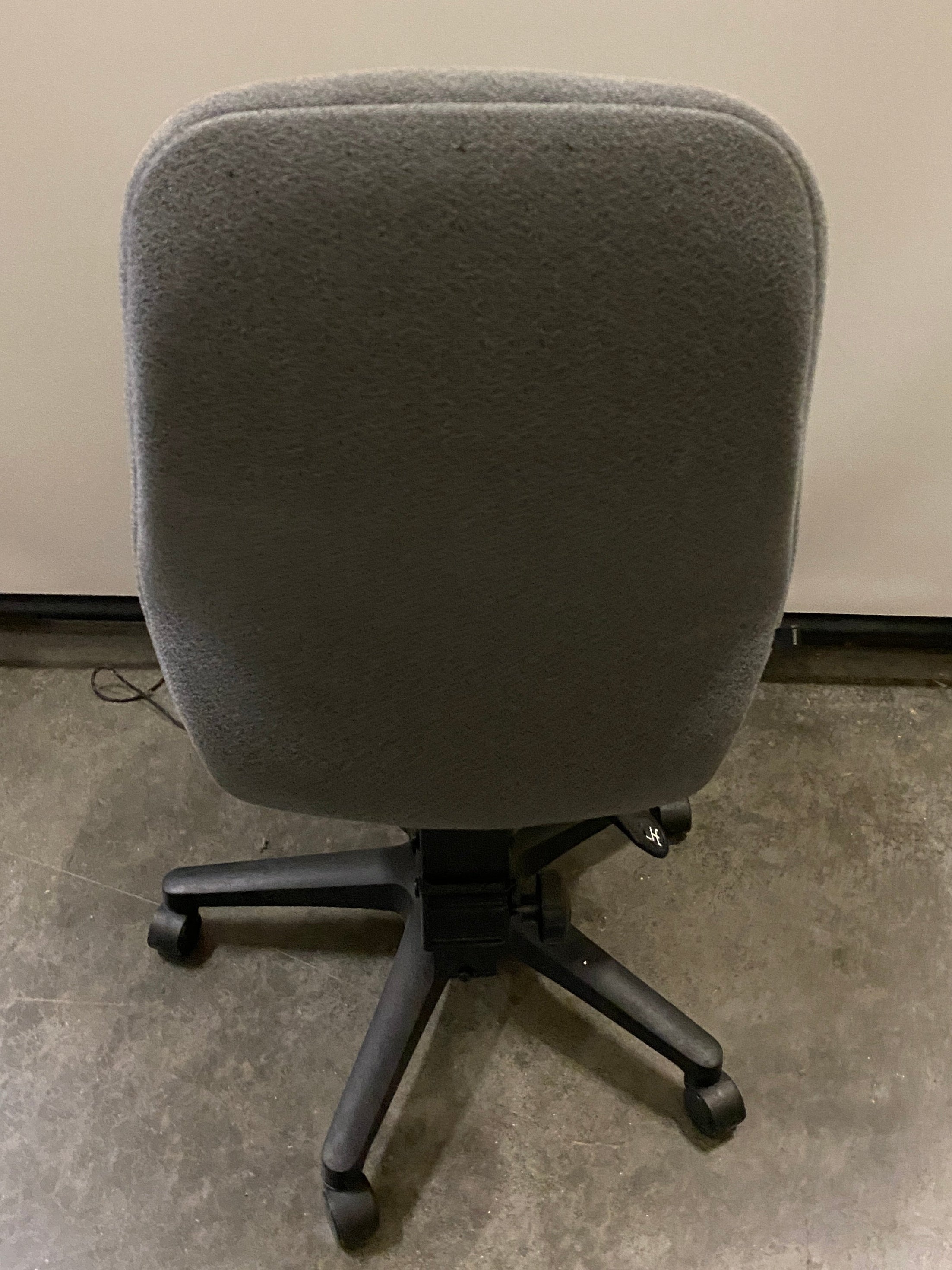 Hon #MP9NJS Grey Upholstered Rolling Office Chair
