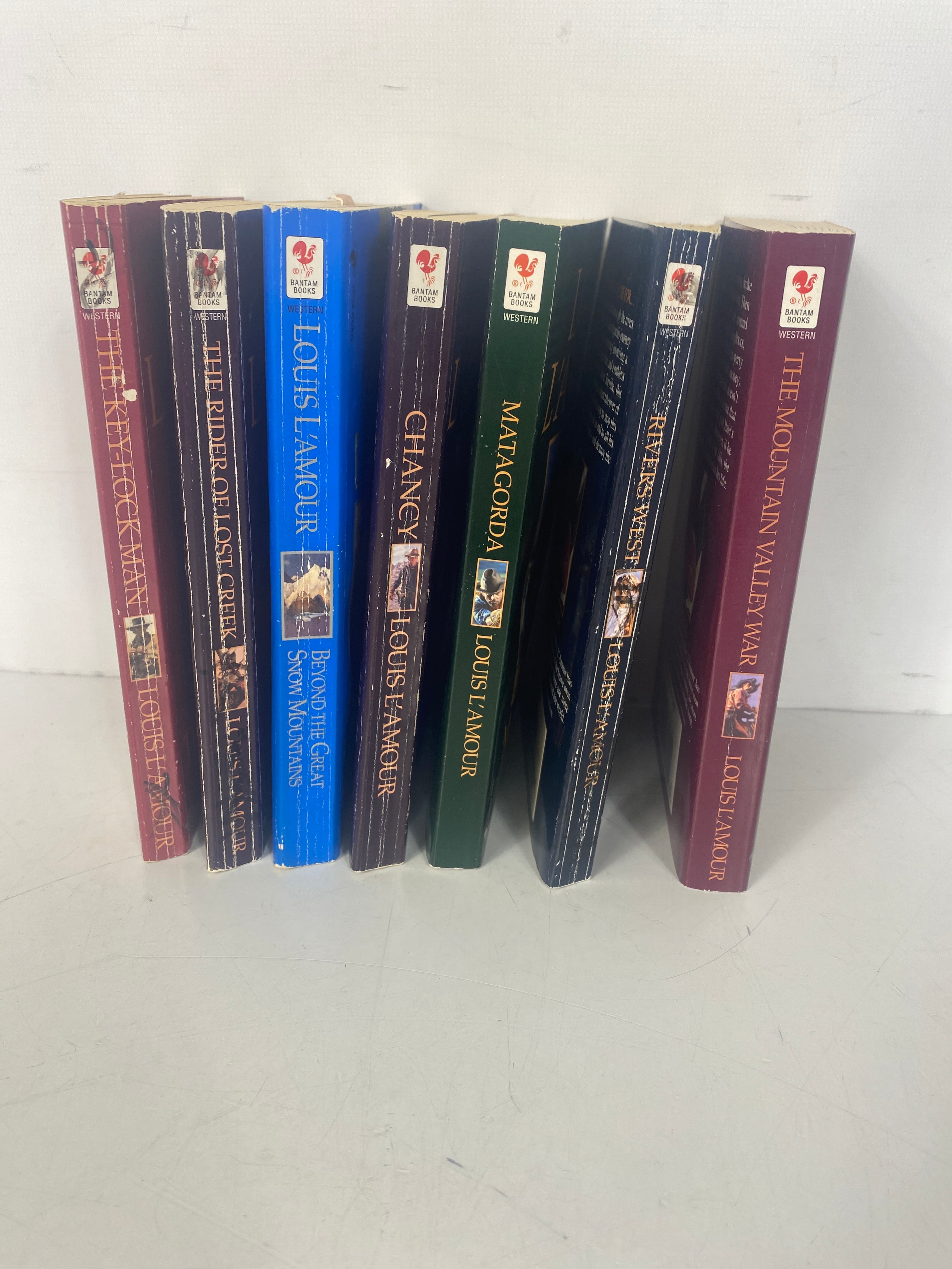 Louis L'Amour Western Lot of 7 Paperback Books