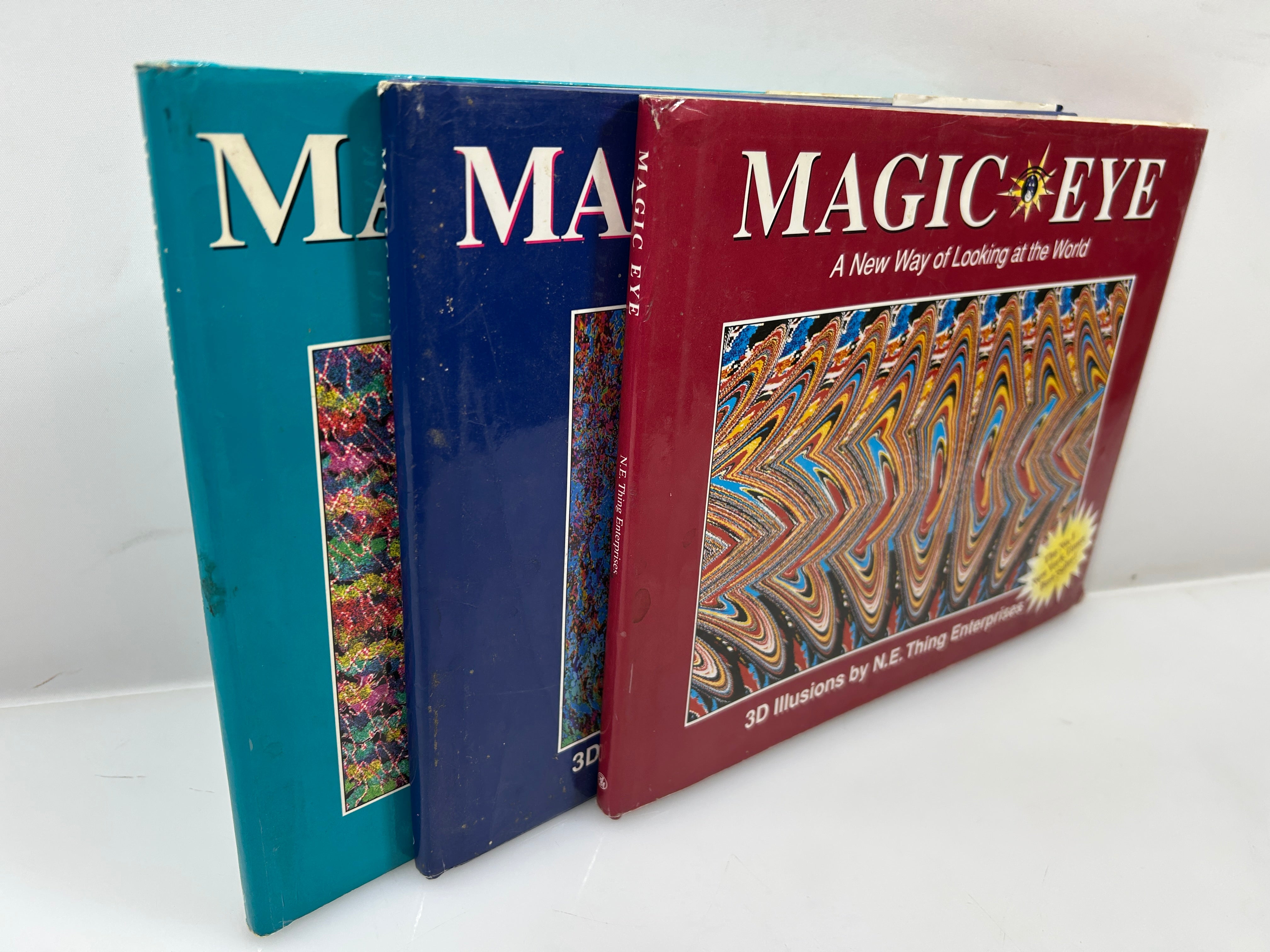 Magic Eye Books 1-3 N.E. Thing Enterprises  HCDJ