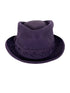 Antique 1920s Purple Wool Felt Henry Heath Windermere Hat