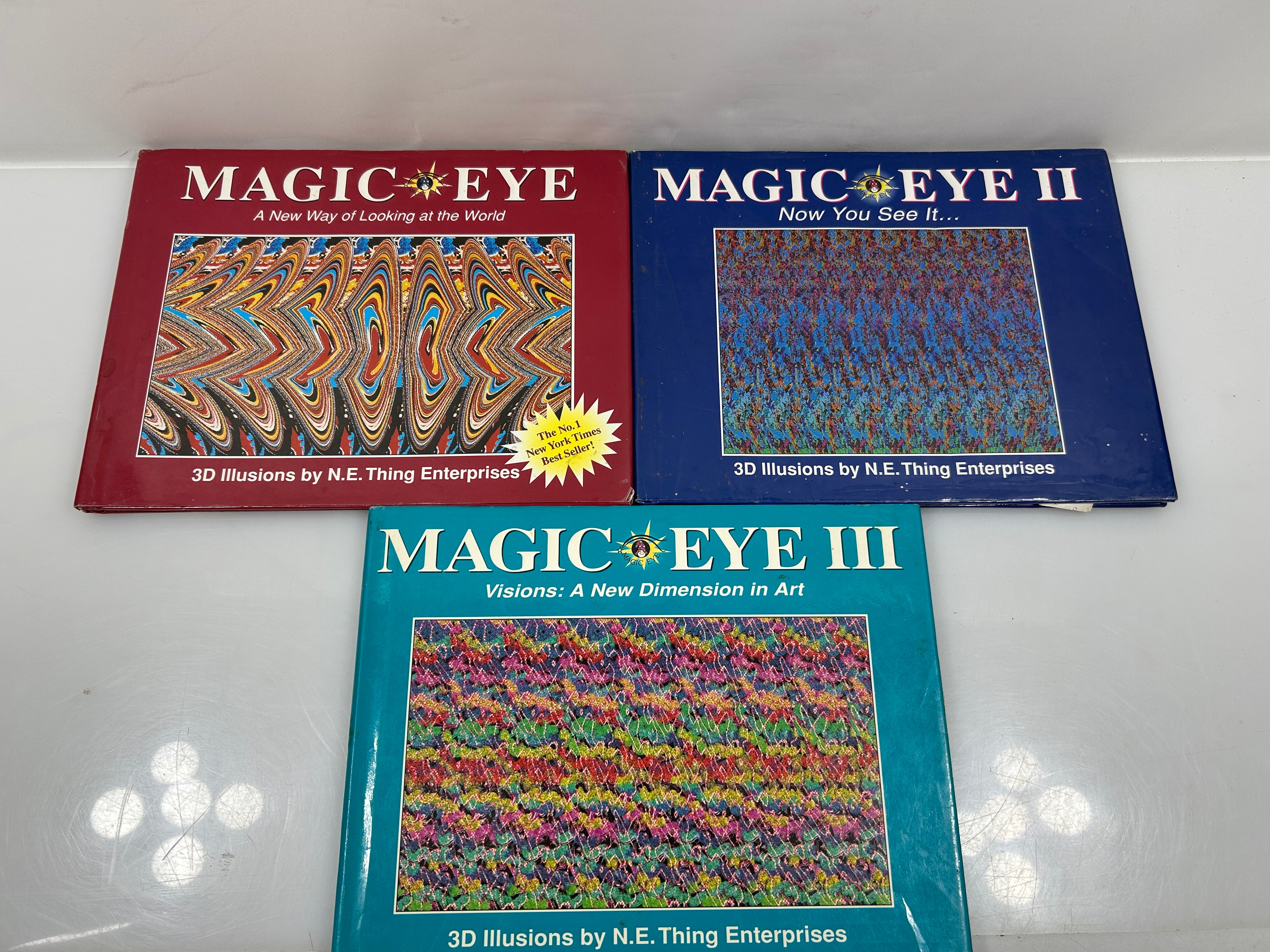 Magic Eye Books 1-3 N.E. Thing Enterprises  HCDJ