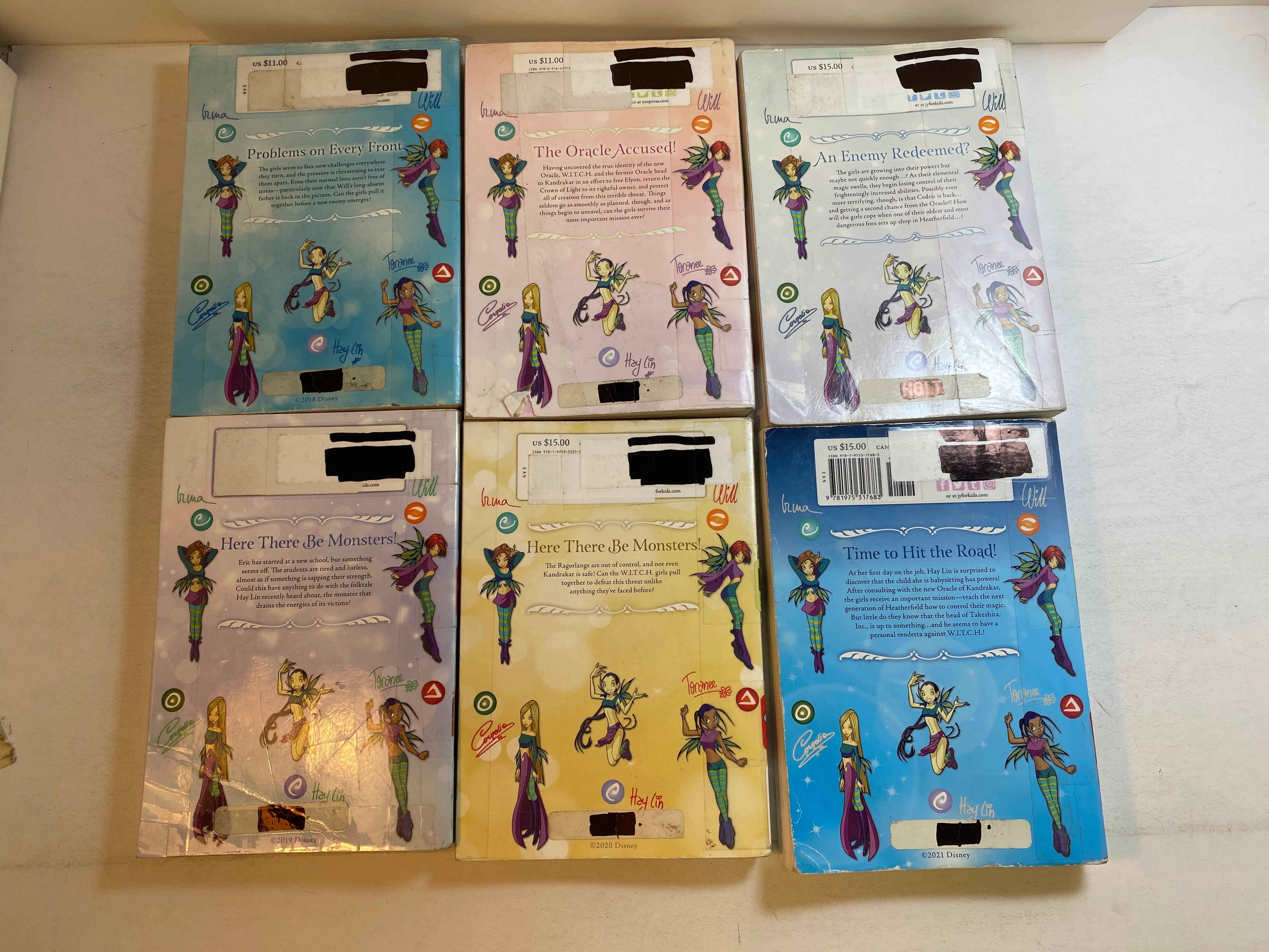 Lot of 6 Witch Graphic Novels SC Ex Lib 2018-2021