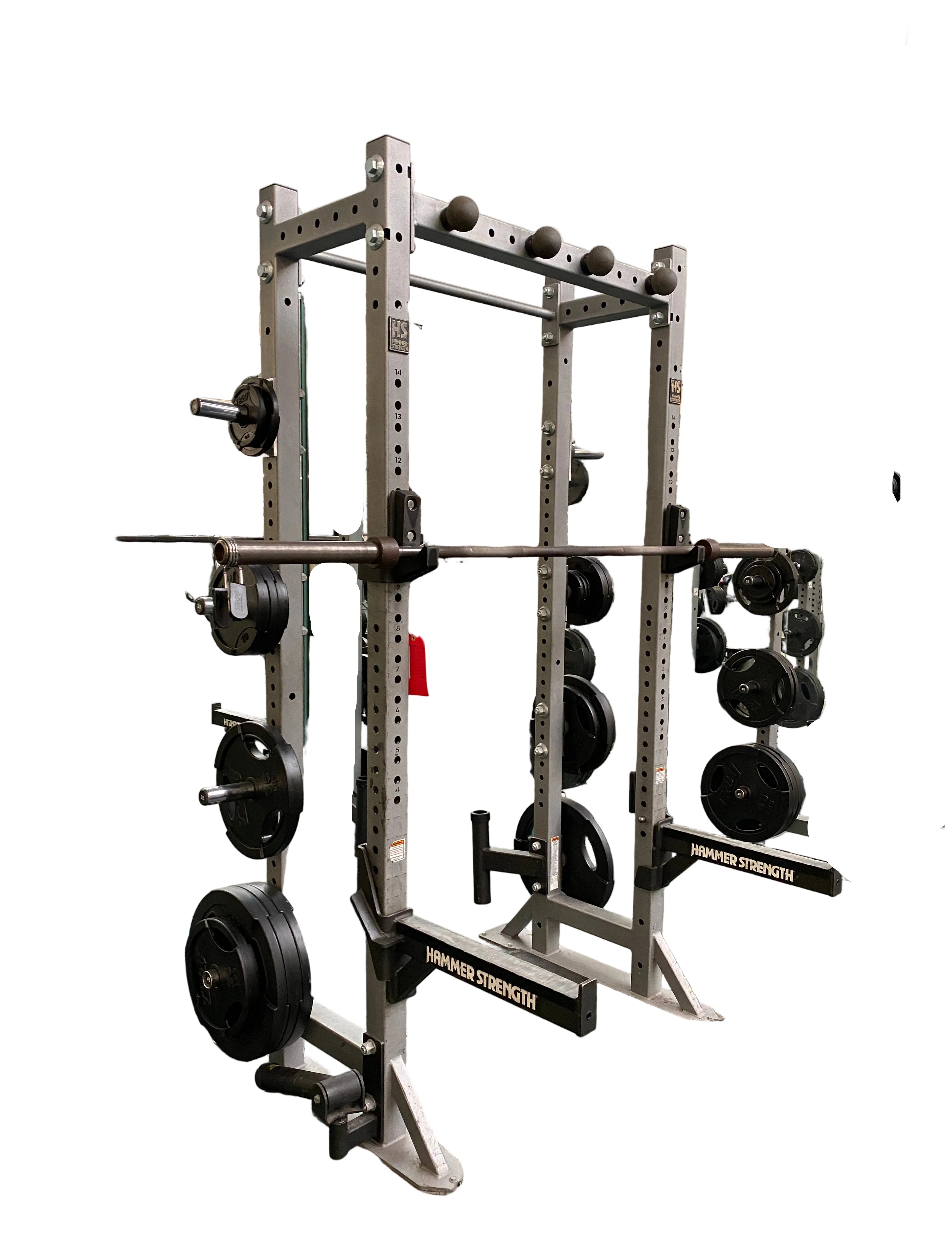 Hammer Strength HD Elite ID Power Rack With Ball Grips #1