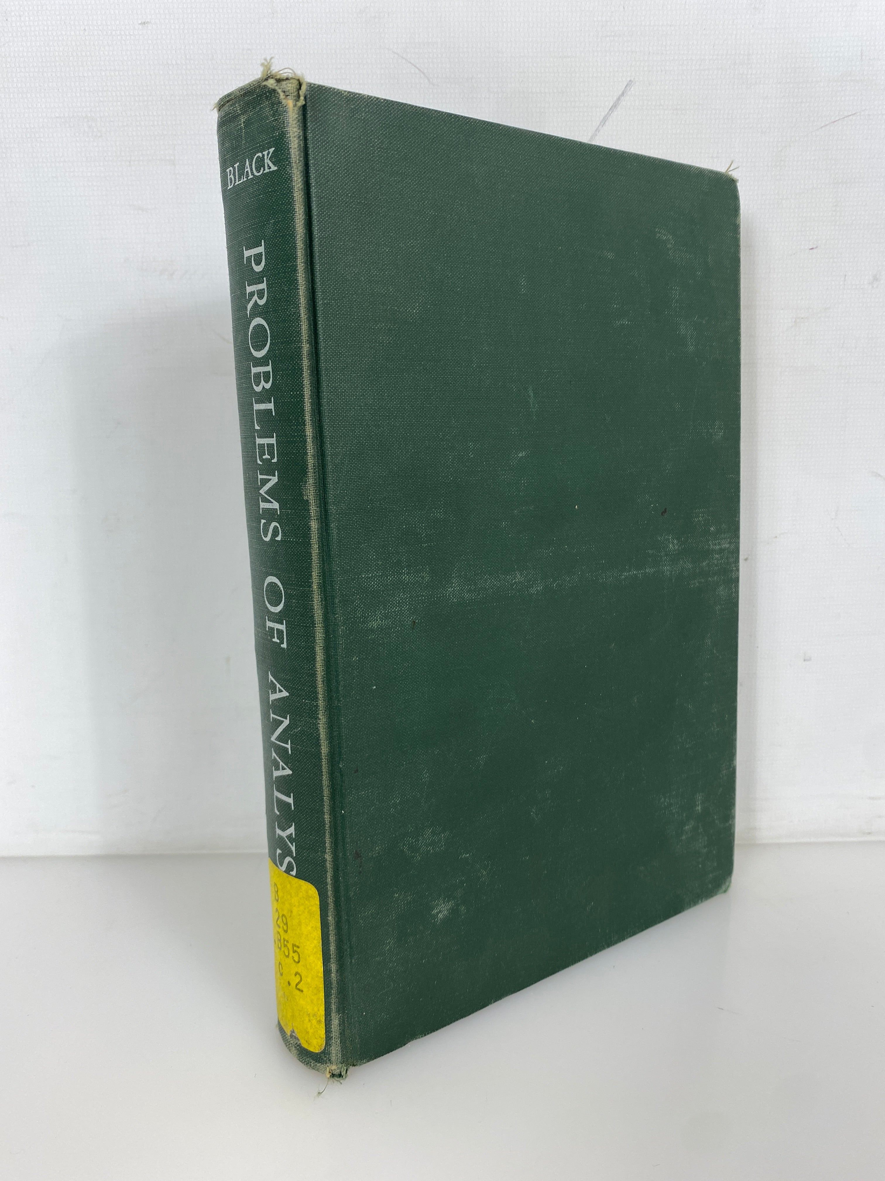 Problems of Analysis Philosophical Essays by Max Black 1954 Ex-Library HC