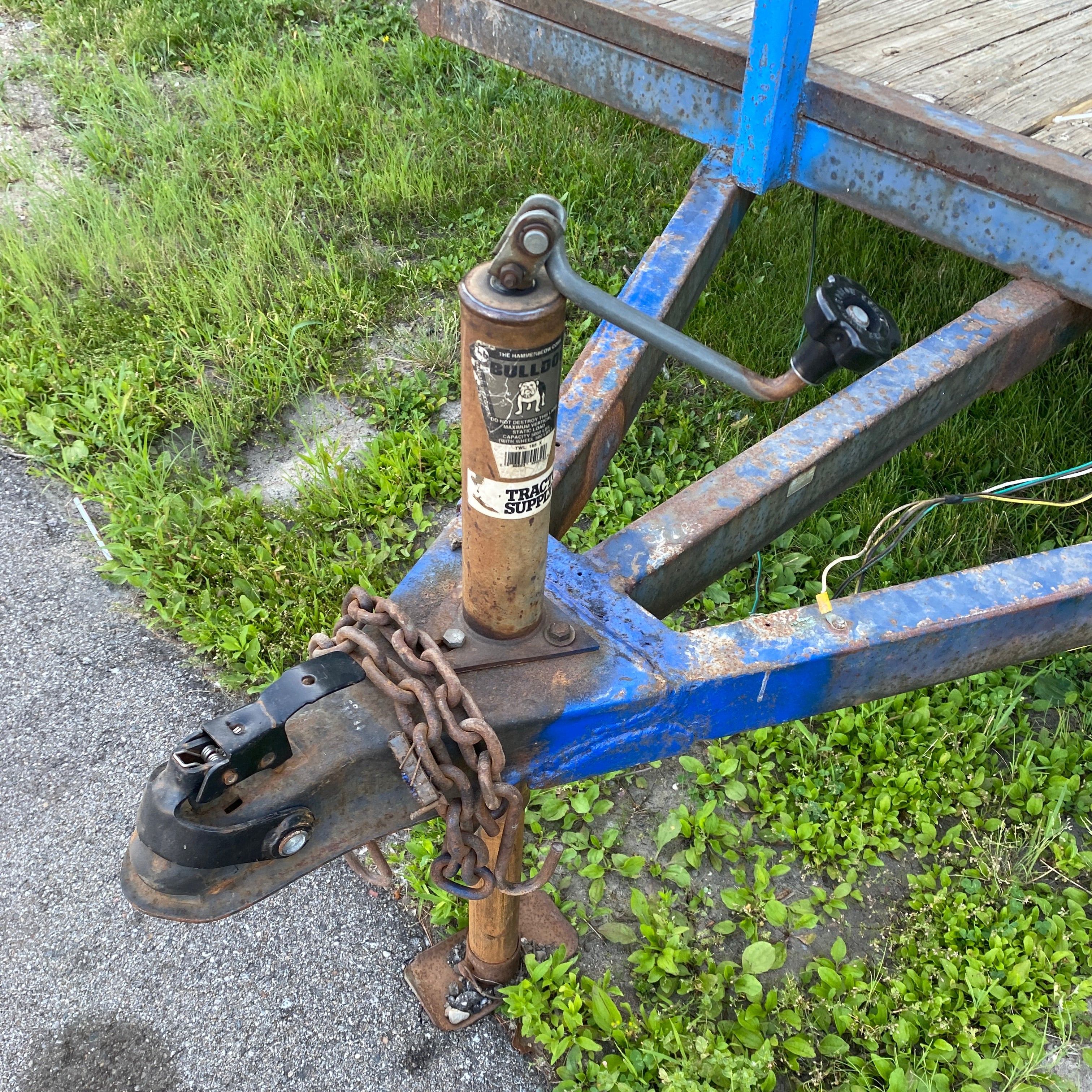 Metal Blue 18 Ft All Purpose Trailer