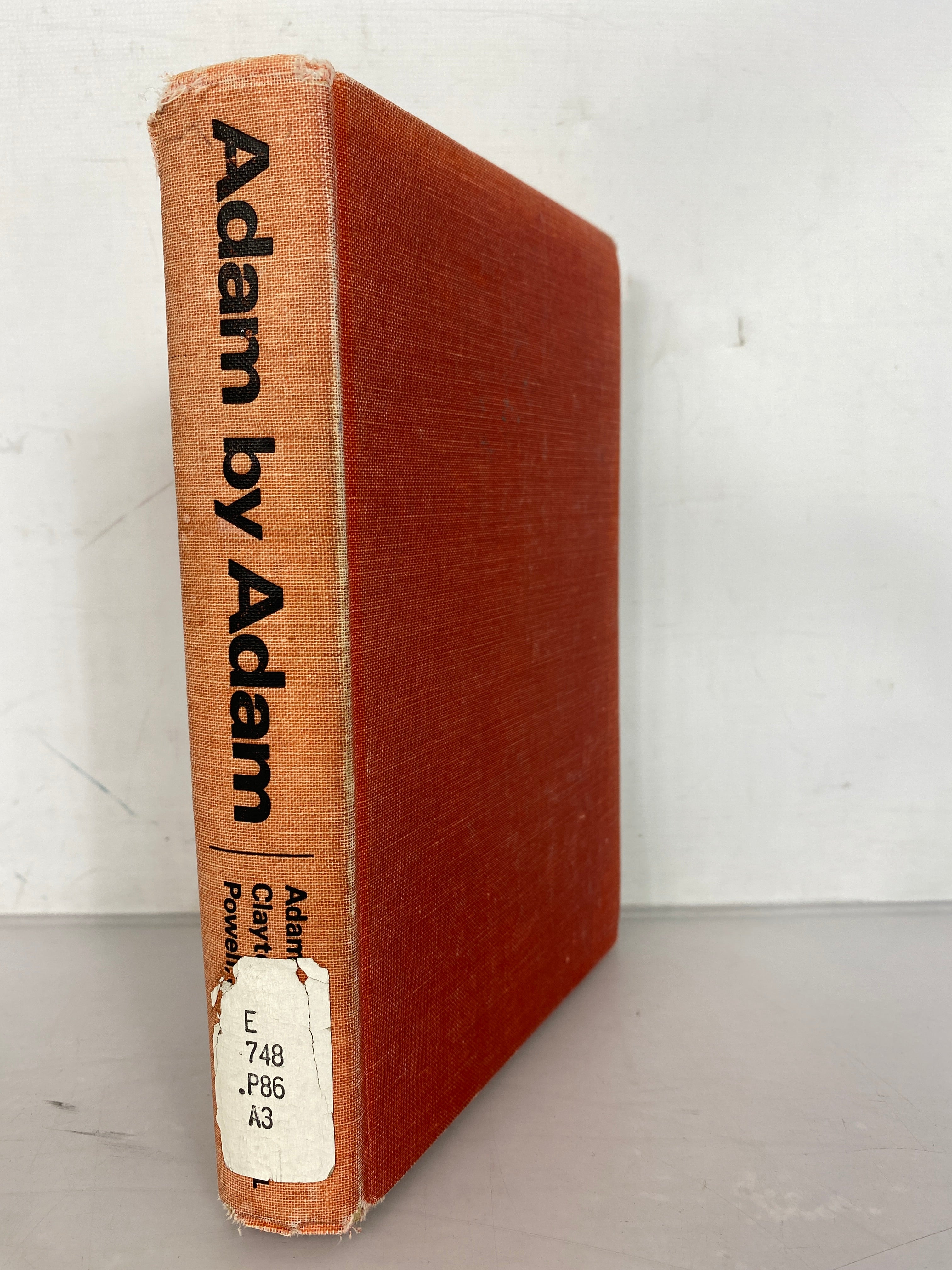 Adam by Adam The Autobiography of Adam Clayton Powell, Jr. First Printing 1971 HC