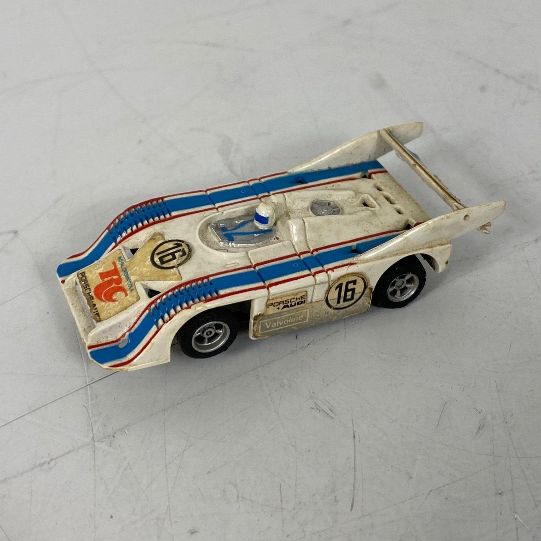 RC Cola White/Blue #16 Aurora AFX Porsche 917-10K