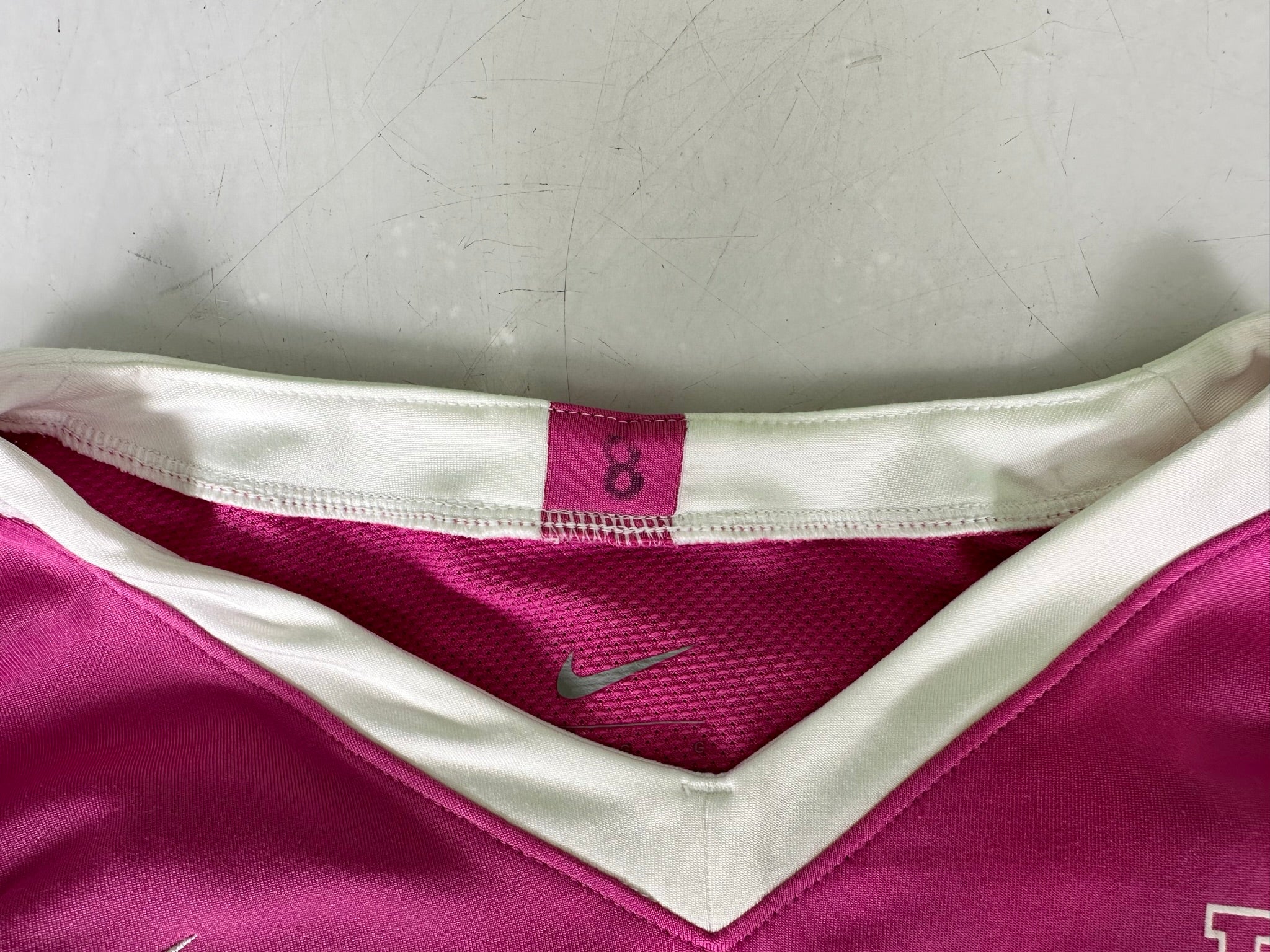 Nike Pink MSU Long Sleeve Volleyball Jersey #8 Women's Size L