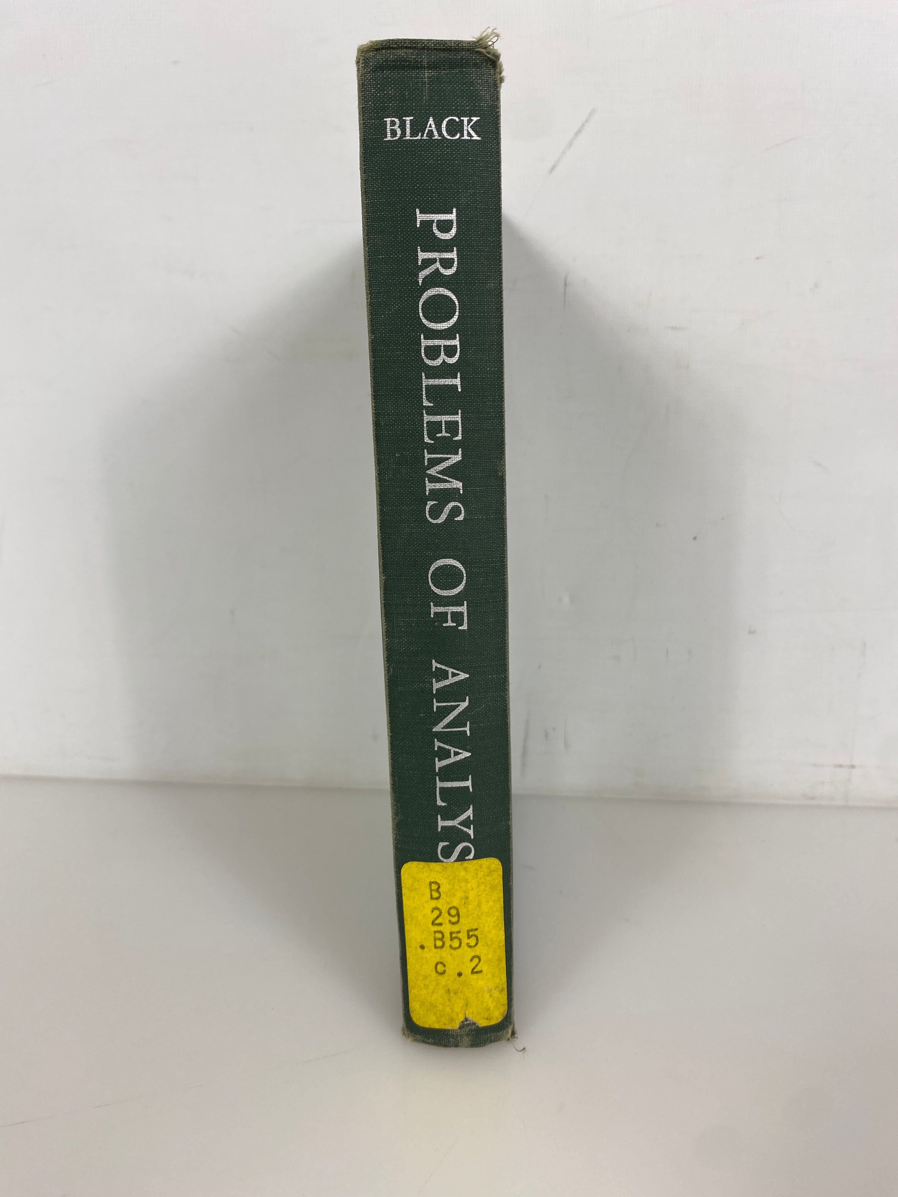 Problems of Analysis Philosophical Essays by Max Black 1954 Ex-Library HC