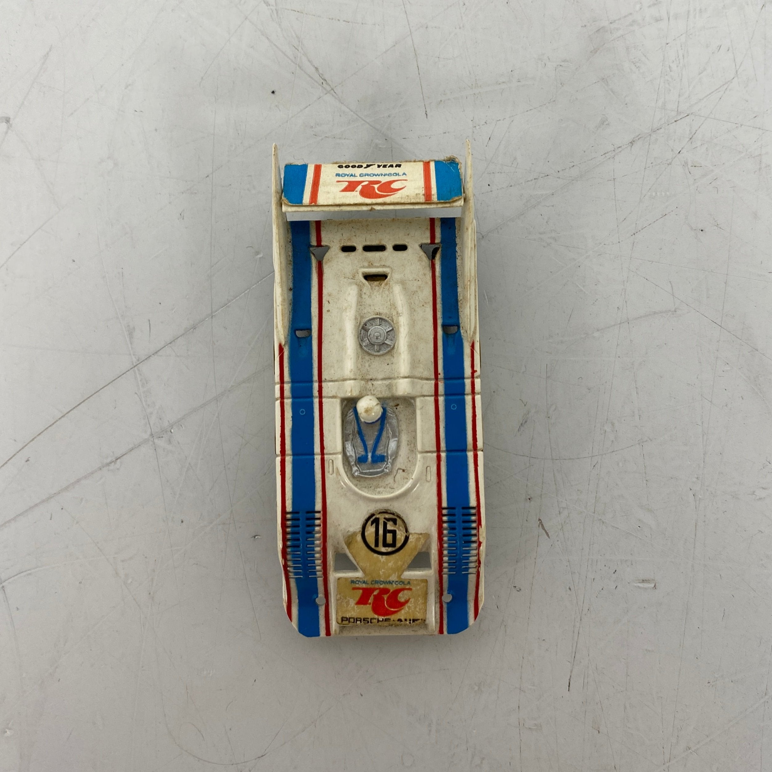 RC Cola White/Blue #16 Aurora AFX Porsche 917-10K