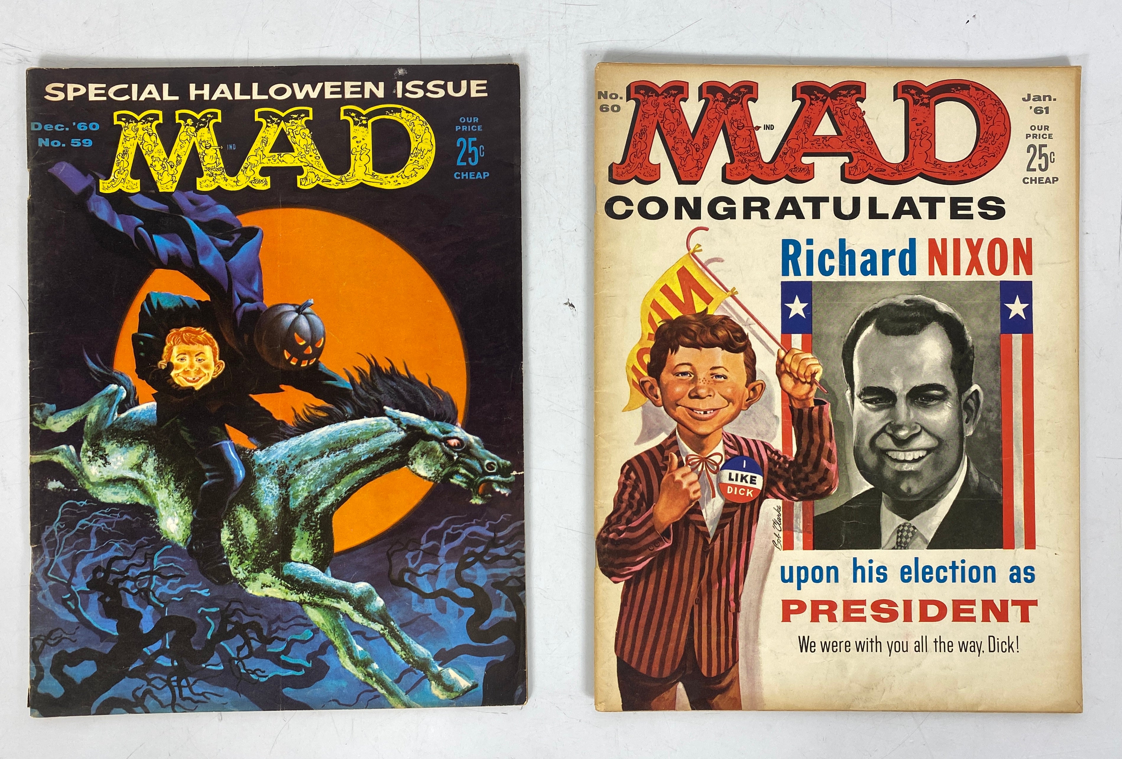 Lot of 31 Mad Magazine (1959-1969) Includes Annuals