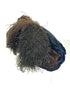 Antique Velvet Hat with Ostrich Feather Embellishments