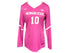 Nike Pink MSU Long Sleeve Volleyball Jersey #18 Women's Size L