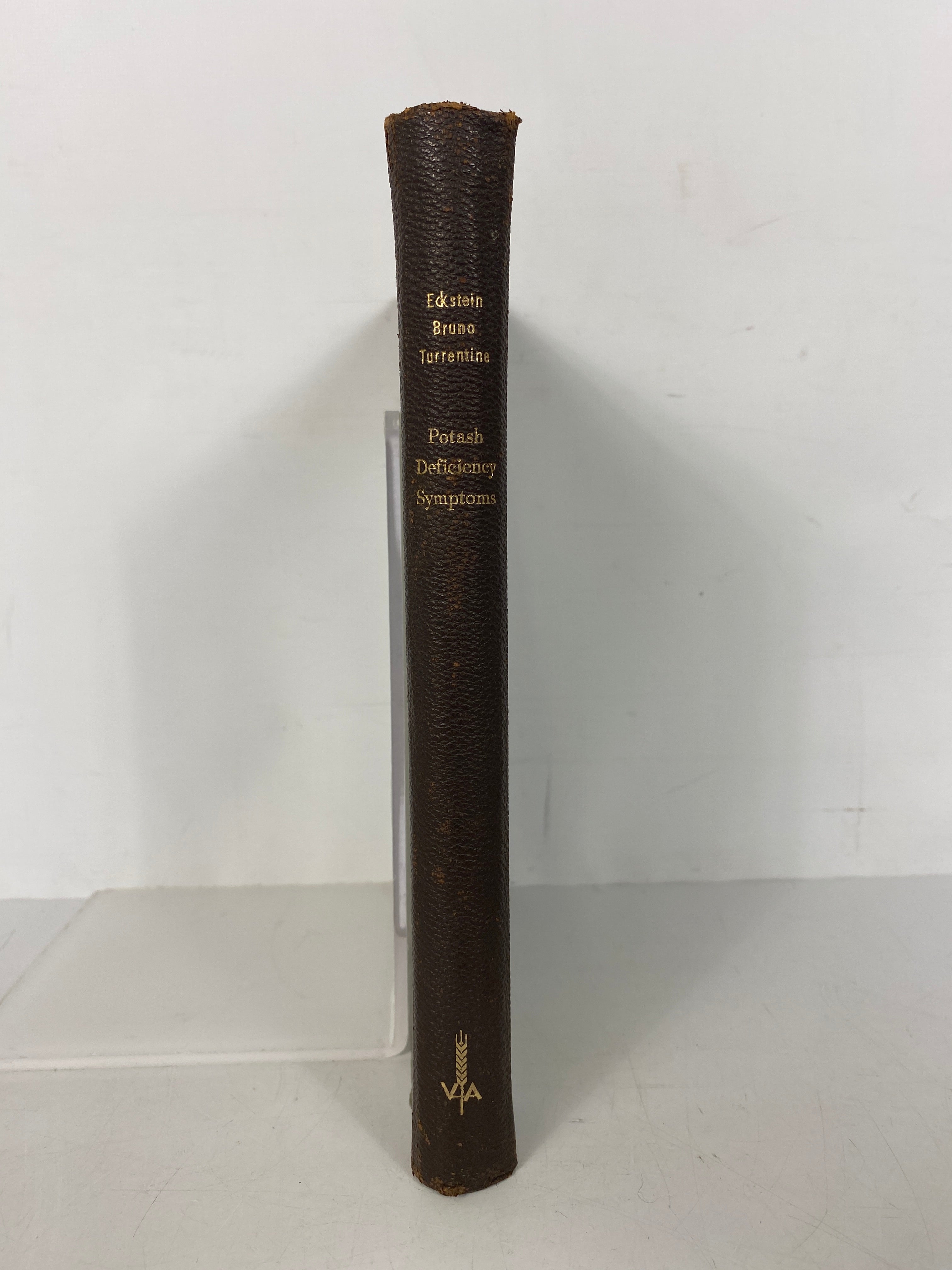 Potash Deficiency Symptoms 1937 English/French/German by Eckstein HC