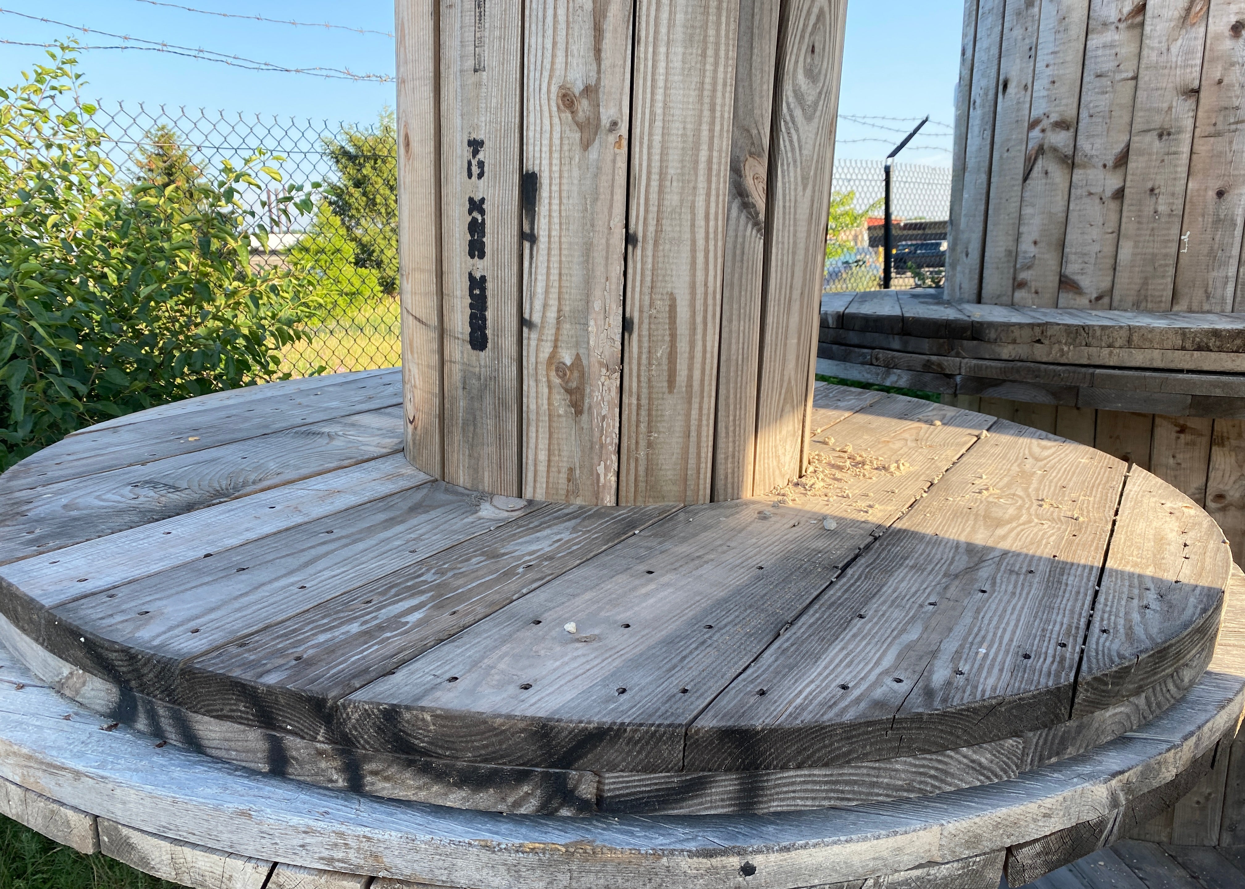 5 Foot Wooden Spool