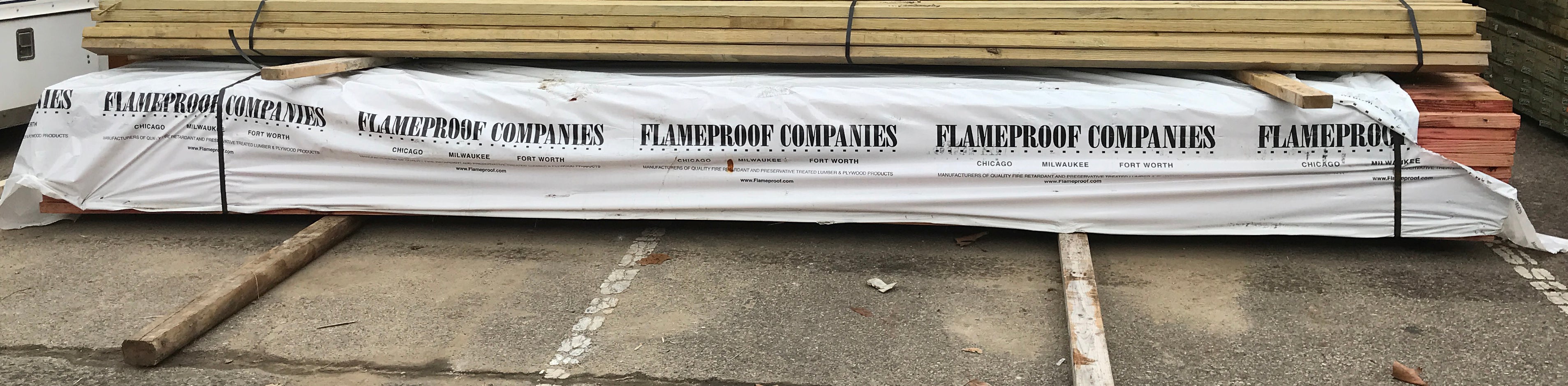 2"x6"x16' 64 Plank Bunk Flameproof Lumber