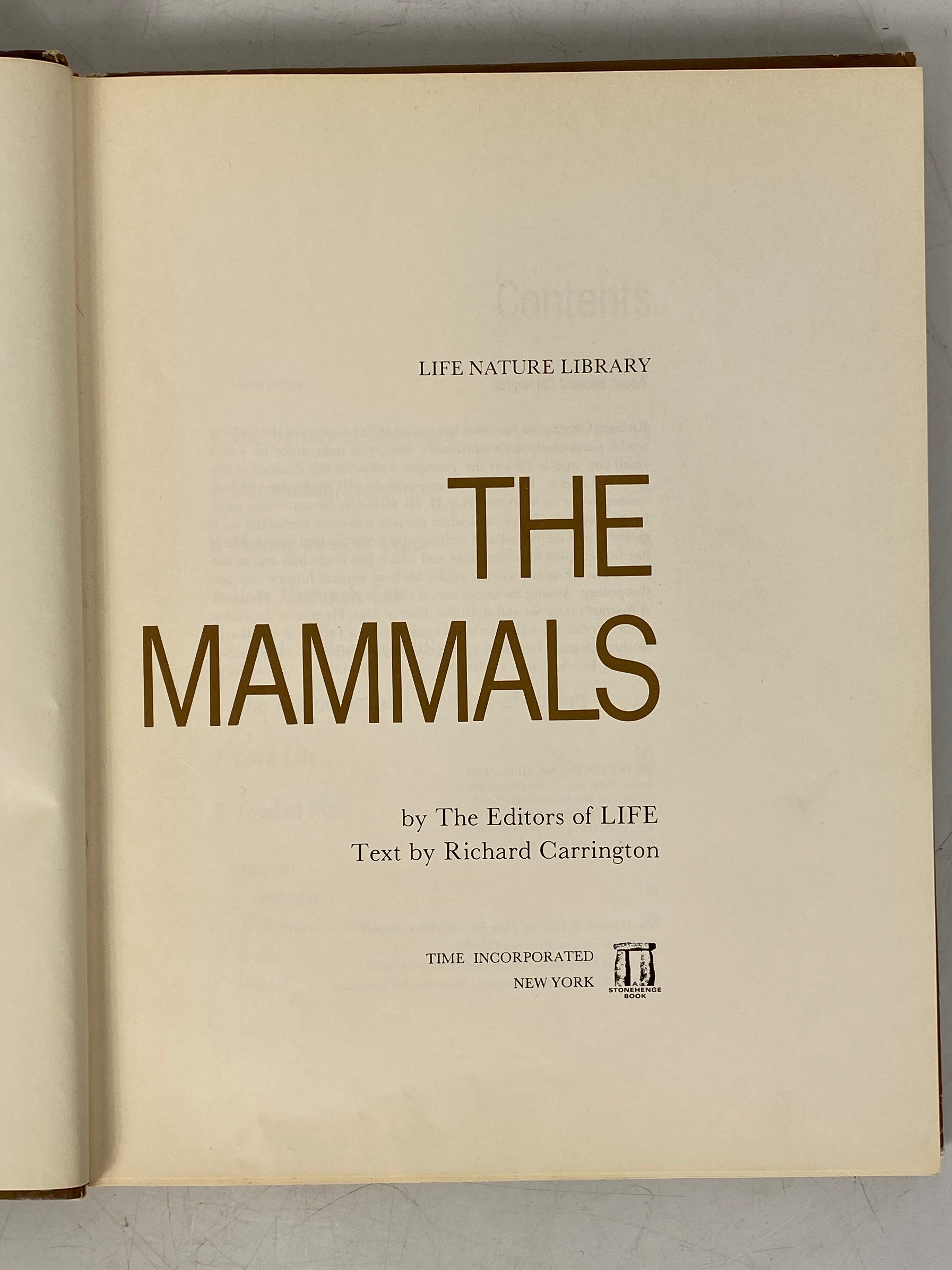 7 Vols: Life Nature Library incl Evolution/Mammals/Universe 1963-65 HC