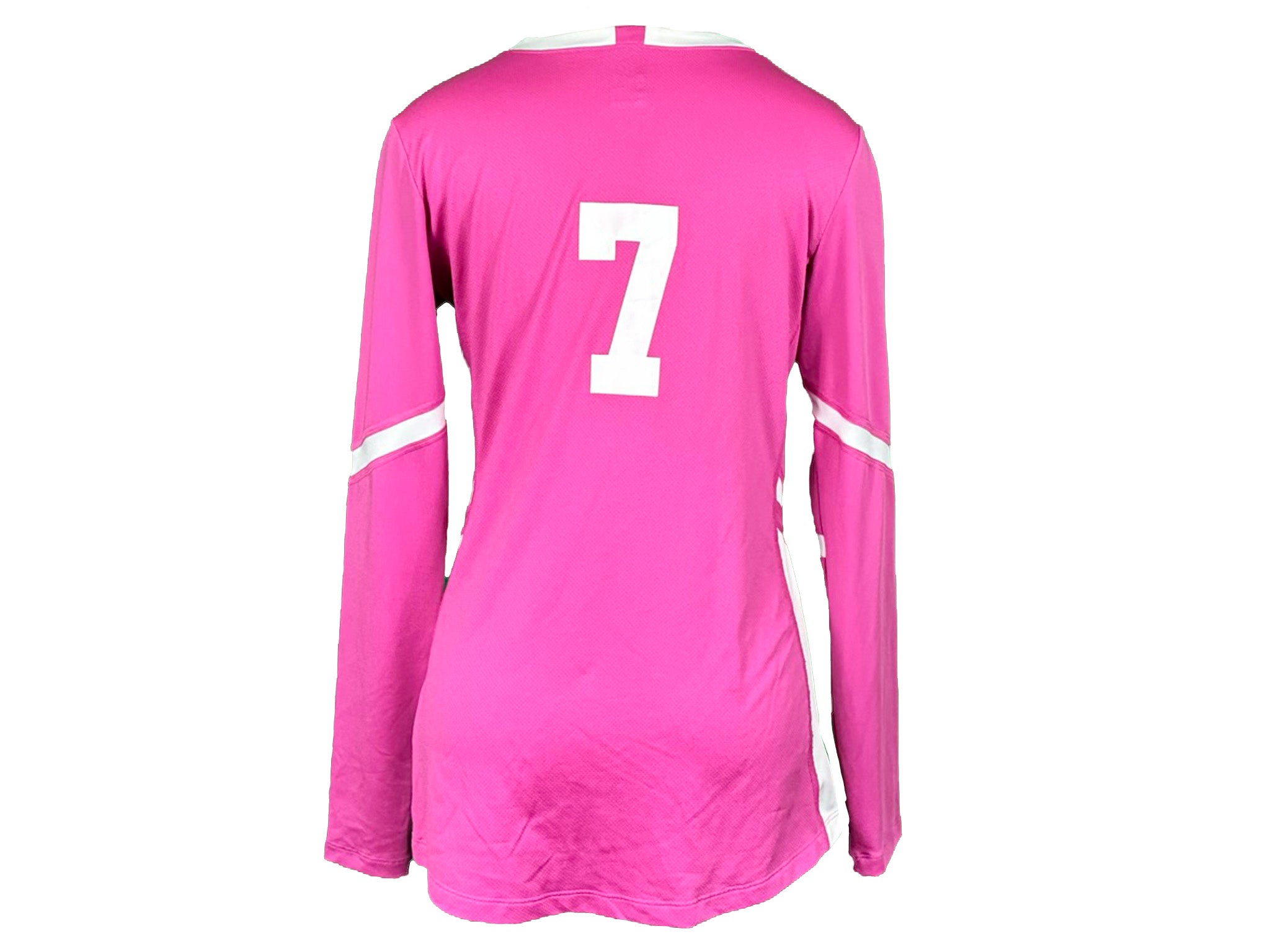 Nike Pink MSU Long Sleeve Volleyball Jersey #7 Women's Size L