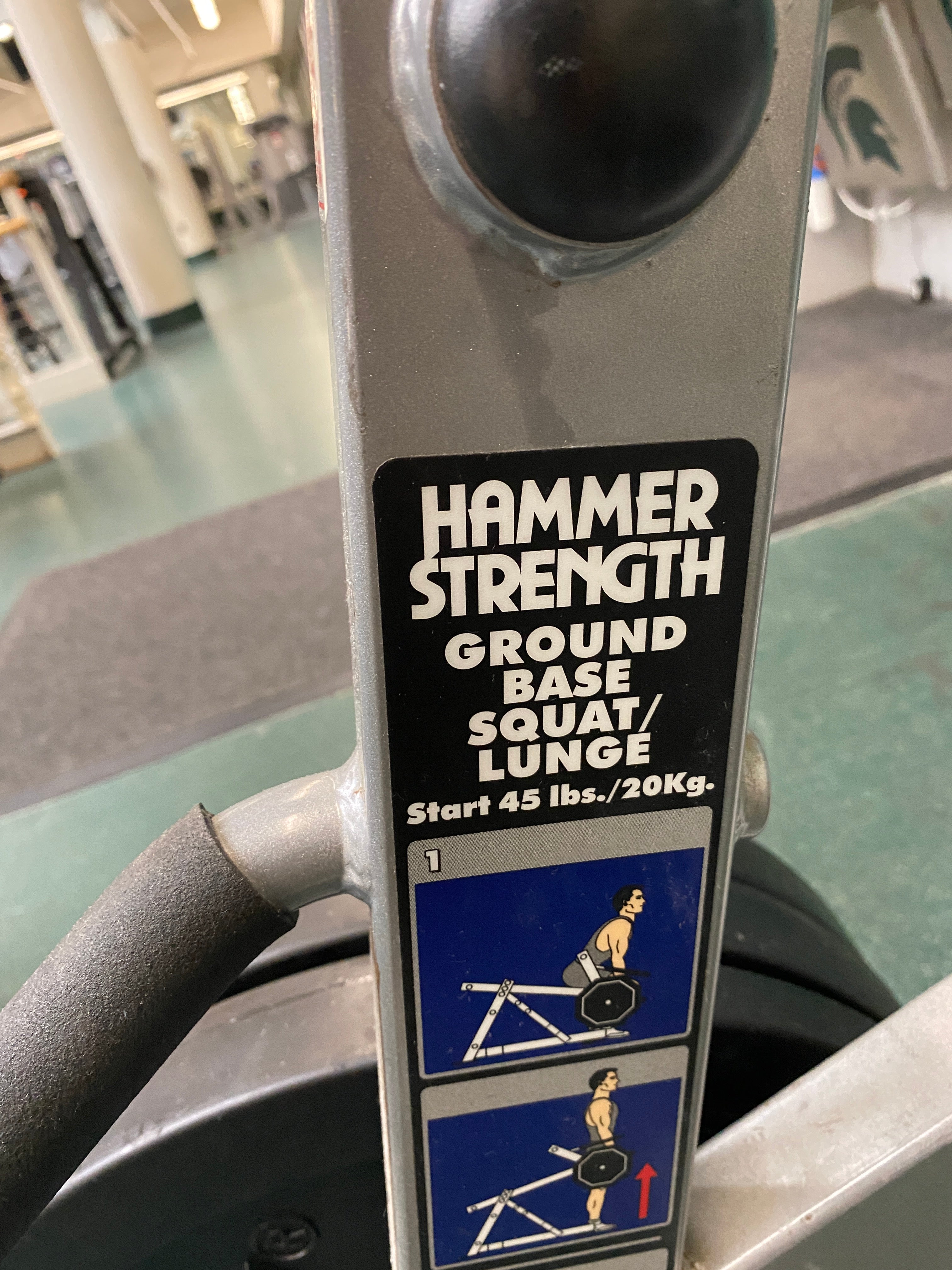 Hammer Strength Ground Base Squat/ Lunge Machine