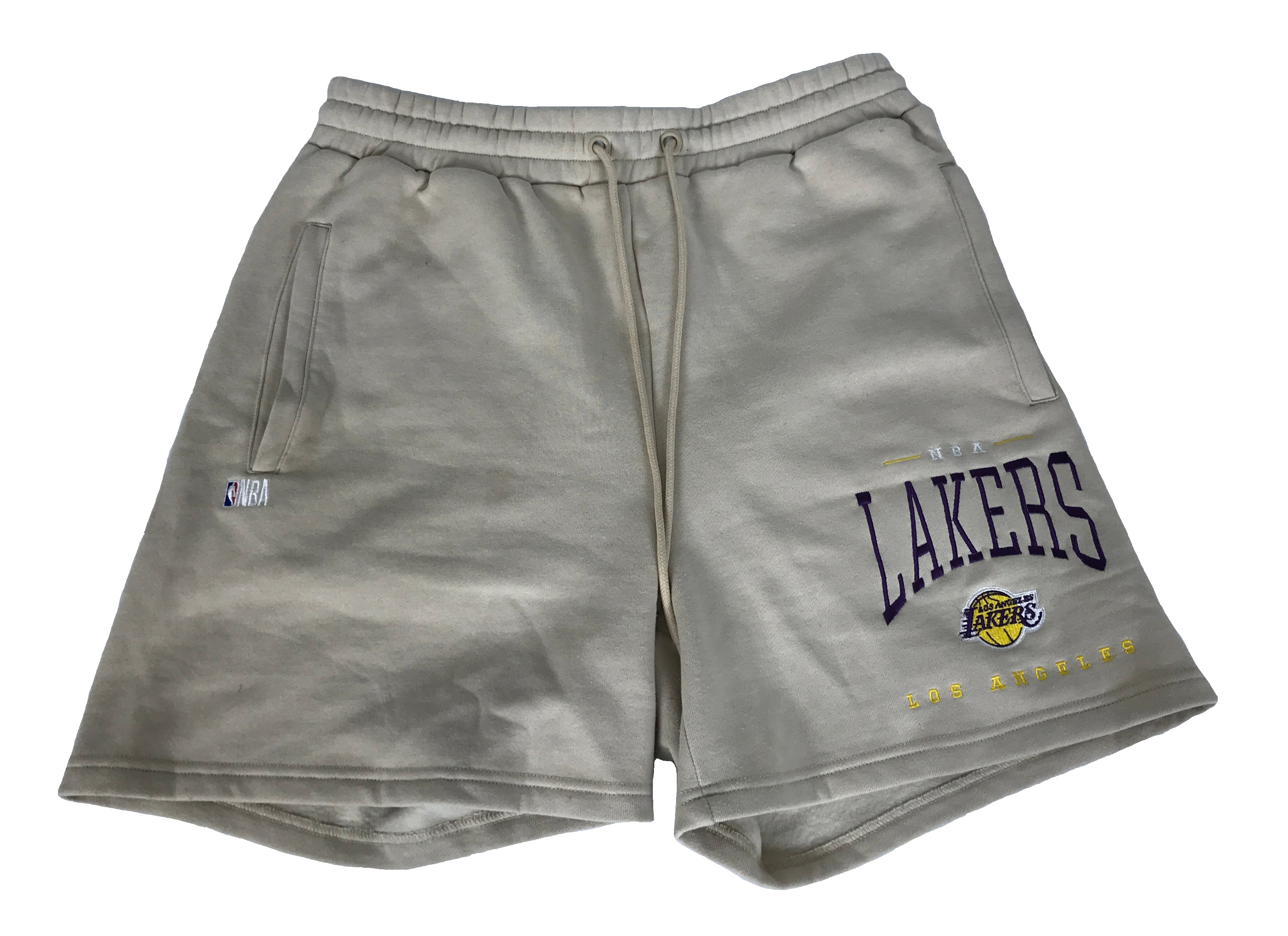 NBA Los Angeles Lakers Tan Shorts Men's Size Large