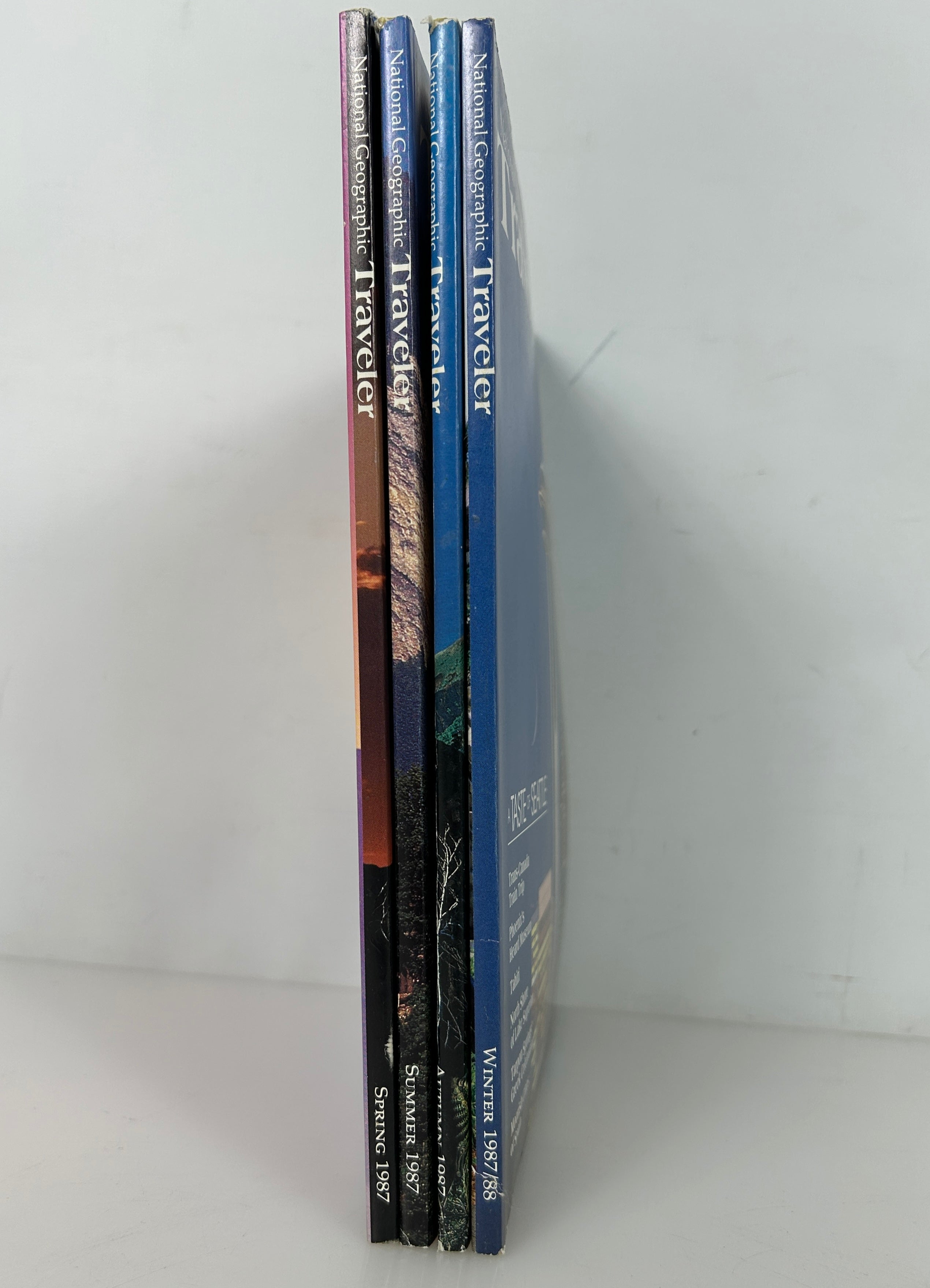 National Geographic Traveler Adventure Magazine 1987 FULL YEAR
