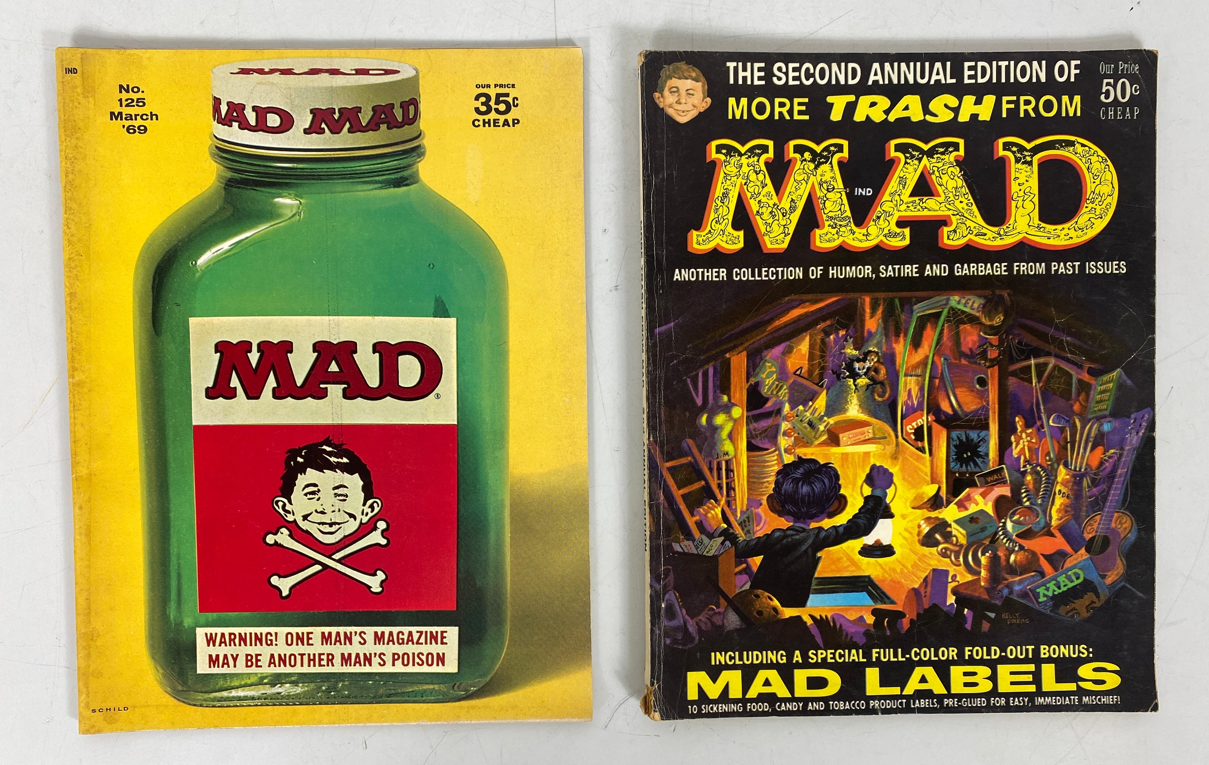 Lot of 31 Mad Magazine (1959-1969) Includes Annuals