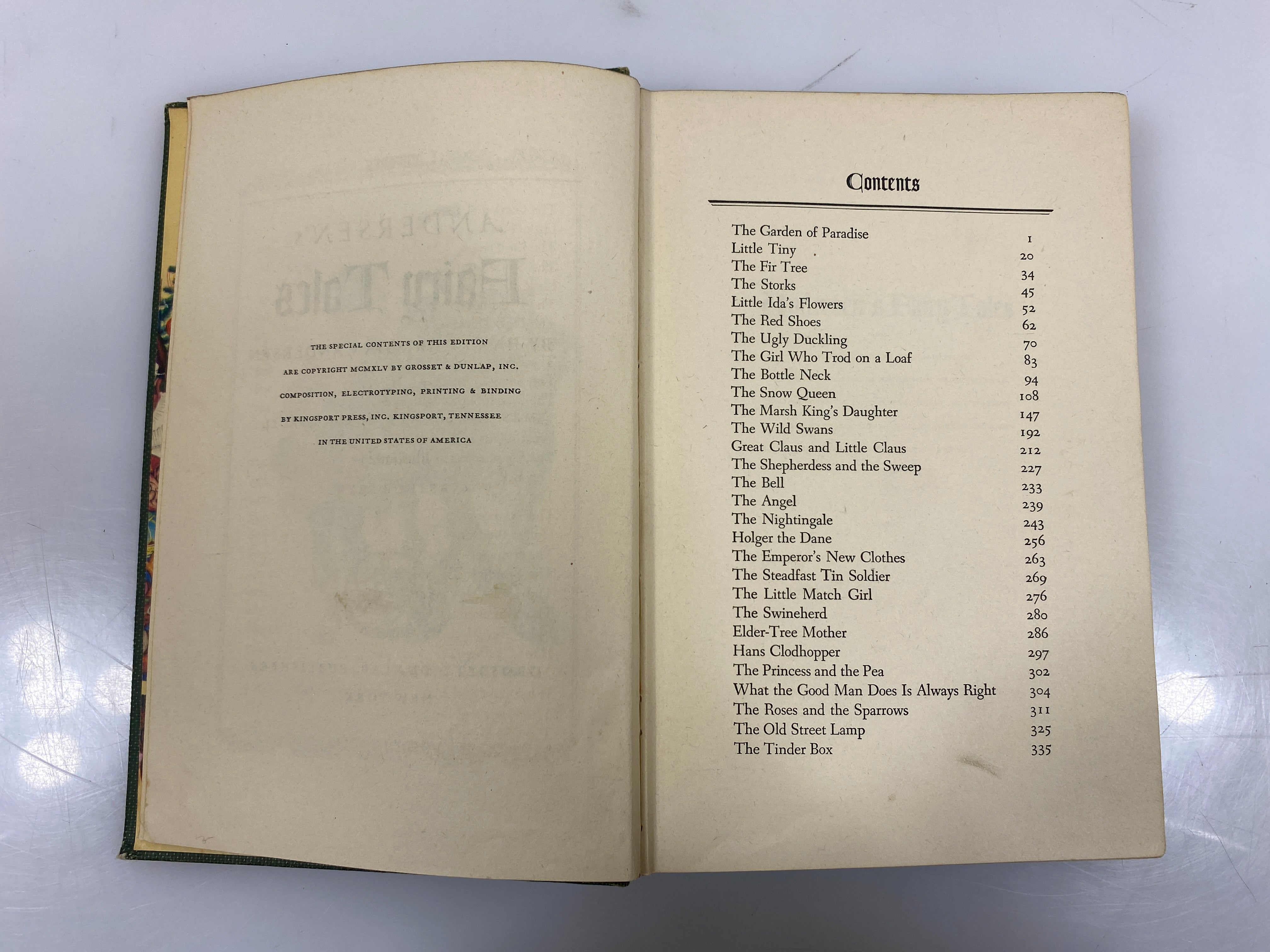 Andersen's Fairy Tales Grosset & Dunlap HC