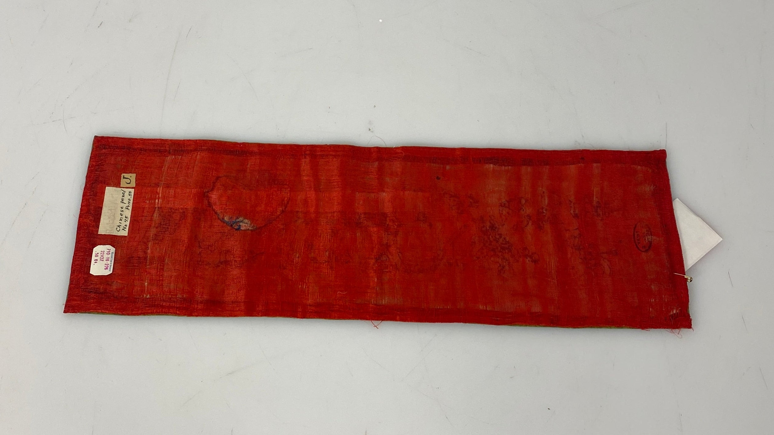 Vintage Chinese Tapestry Green