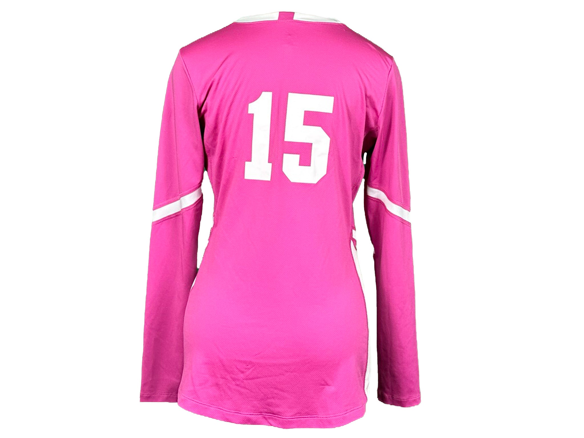 Nike Pink MSU Long Sleeve Volleyball Jersey #15 Women's Size XL