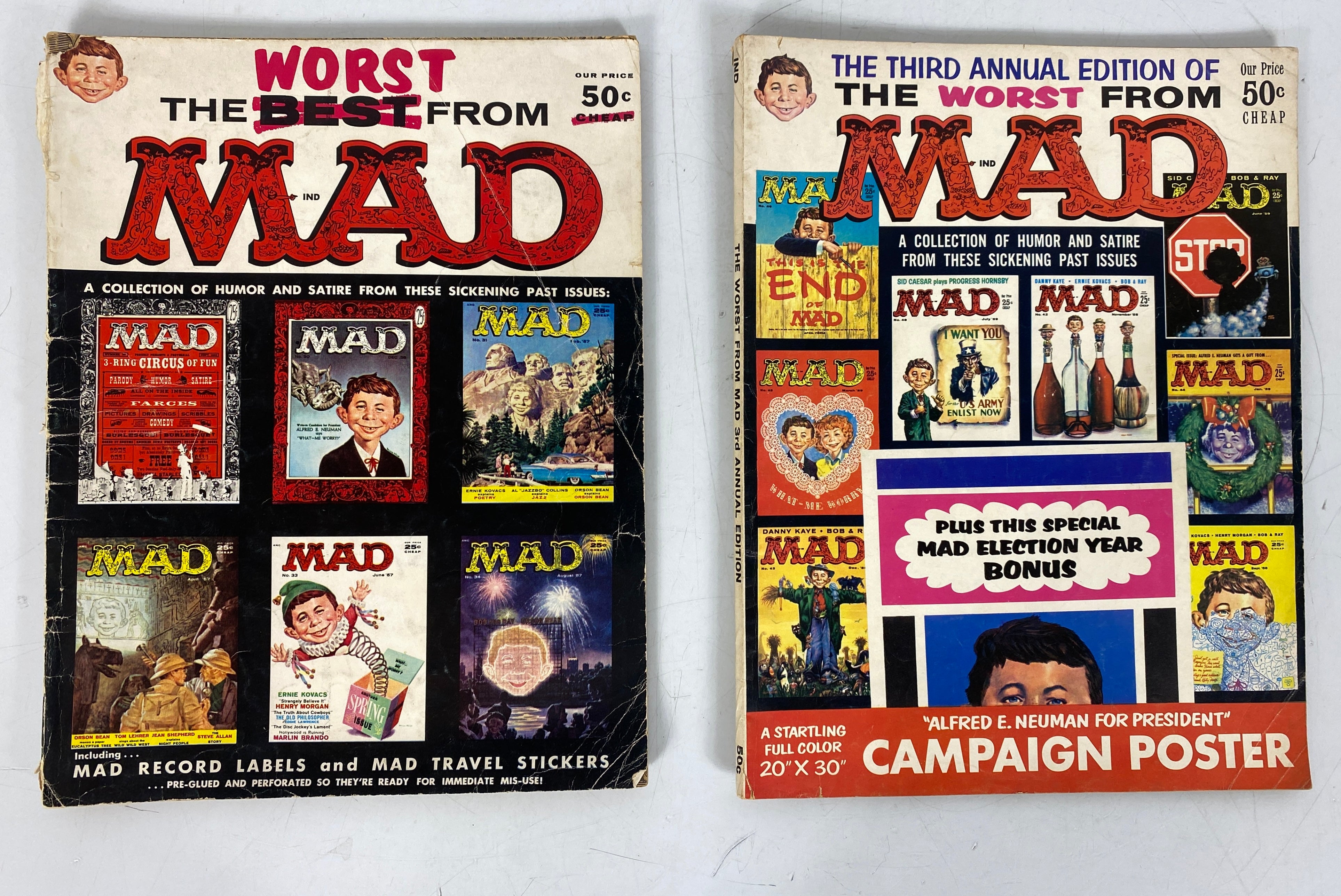 Lot of 31 Mad Magazine (1959-1969) Includes Annuals