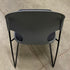 Grey Plastic Rounded Stackable Chair
