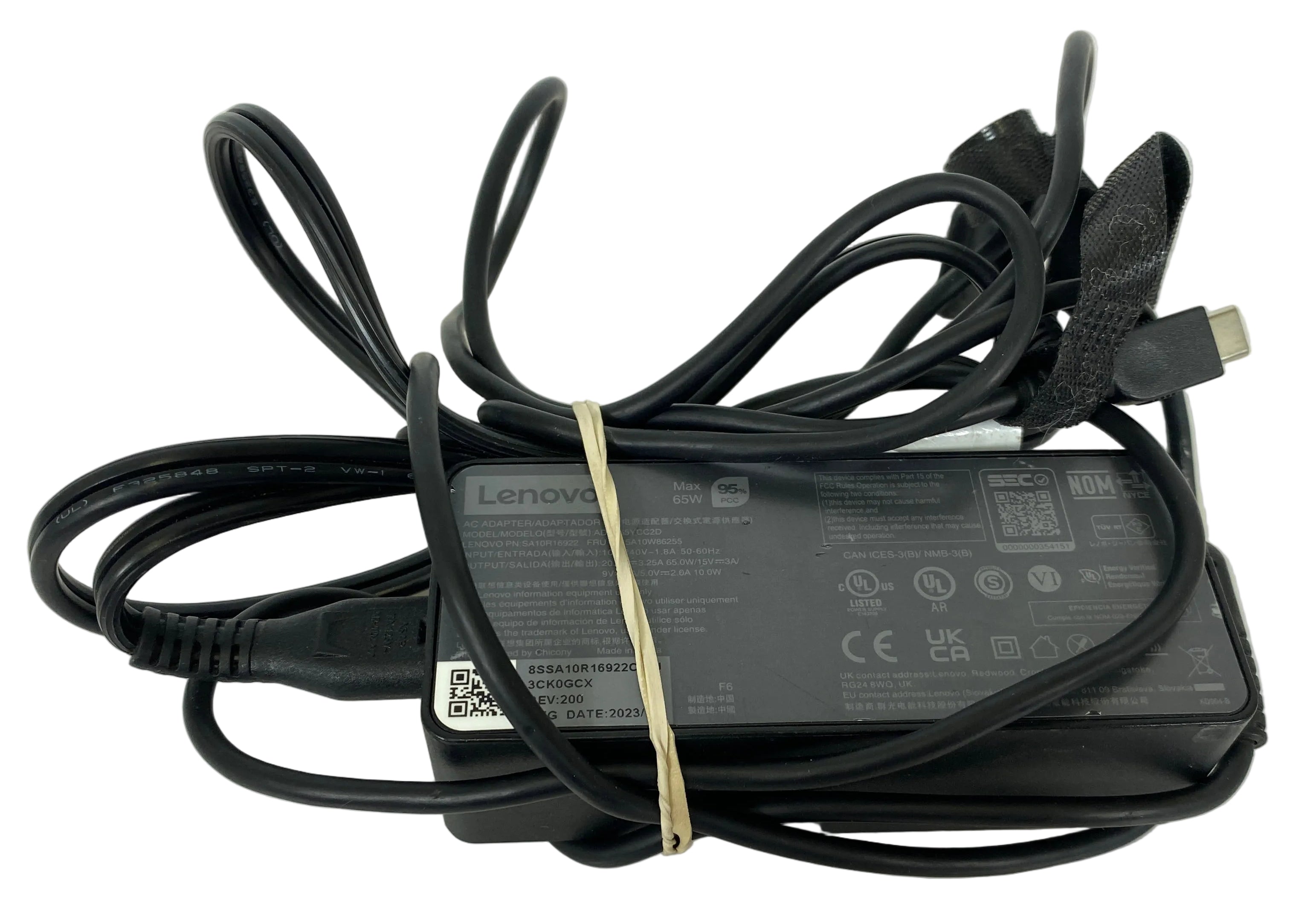 Lenovo ADLX65YCC2D 65W USB-C Charger