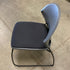 Grey Plastic Rounded Stackable Chair