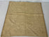 Vintage 1880's Brown Floral Velvet Square Fabric Piece